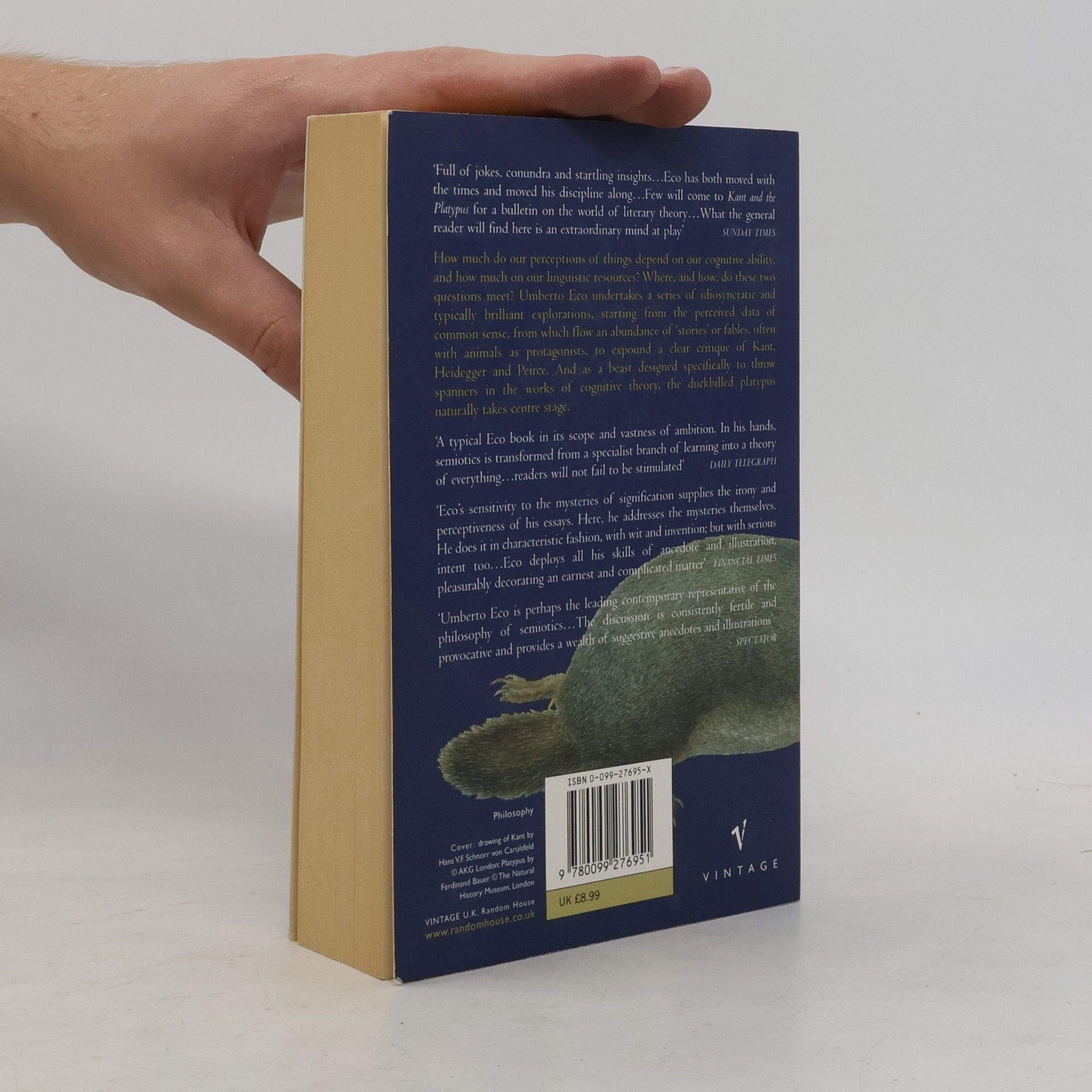 Alastair McEwen Kant and the Platypus