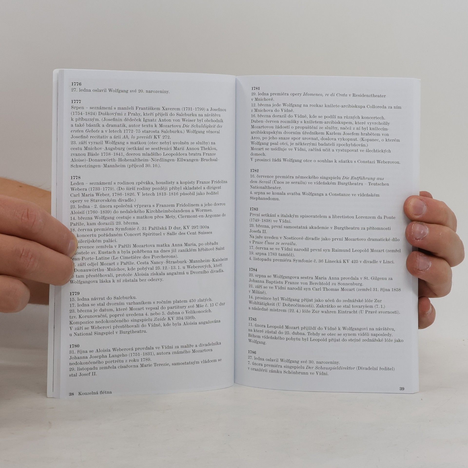 Autores varios Mozart, Kouzelná flétna