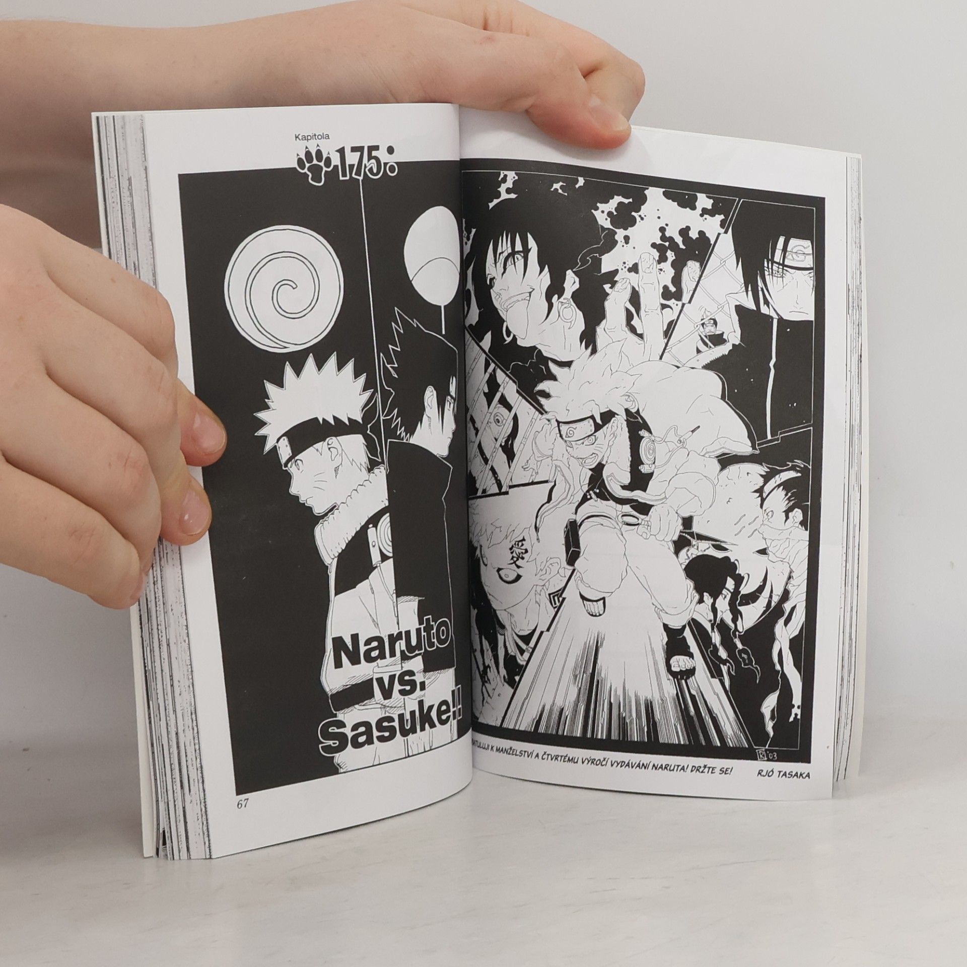 Masashi Kishimoto Naruto. 20. díl, Naruto versus Sasuke