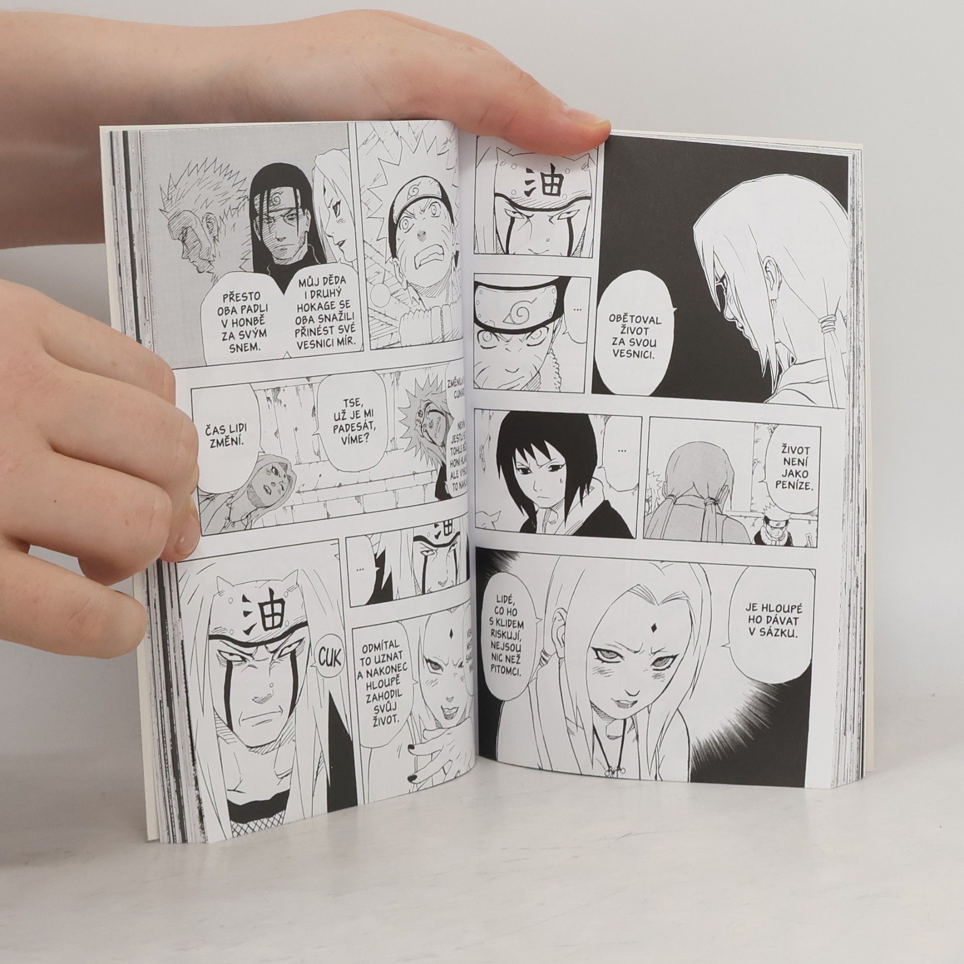 Masashi Kishimoto Naruto. 18. díl, Cunadino rozhodnutí