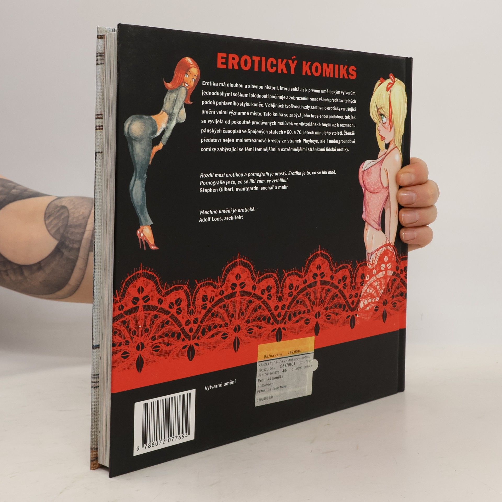 Tim Pilcher Erotický komiks: Dějiny žánru v obrazech