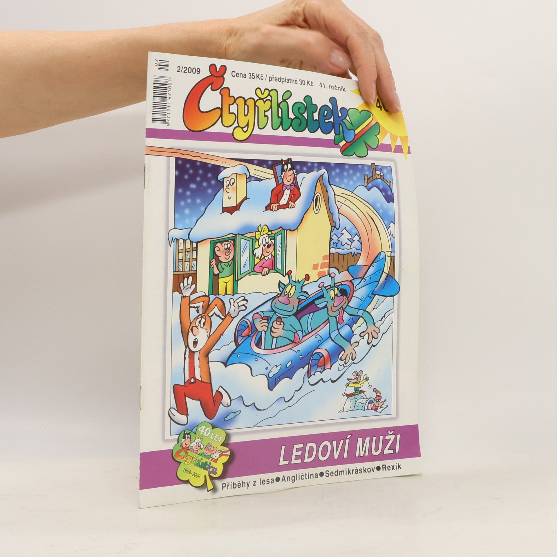 Kolektiv autorů Čtyřlístek č. 462. 2/2009. Ledoví muži