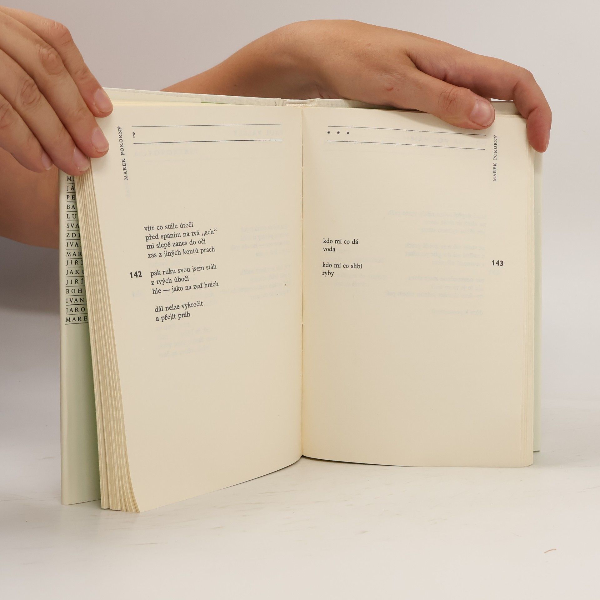 Miroslav Kovářík Zelené peří almanach mladé české poezie