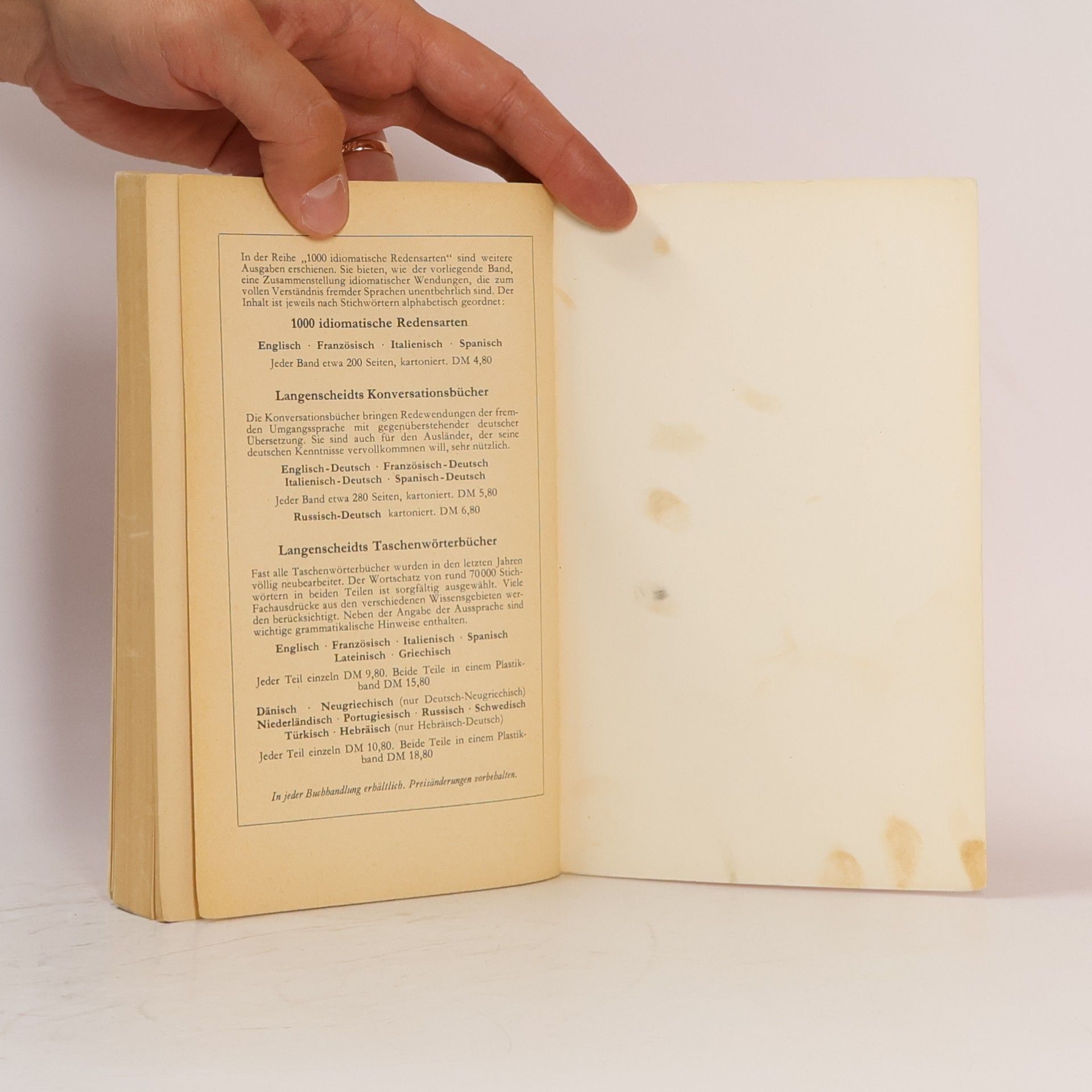 Reginald Wykeham 1000 idiomatische Redensarten Englisch