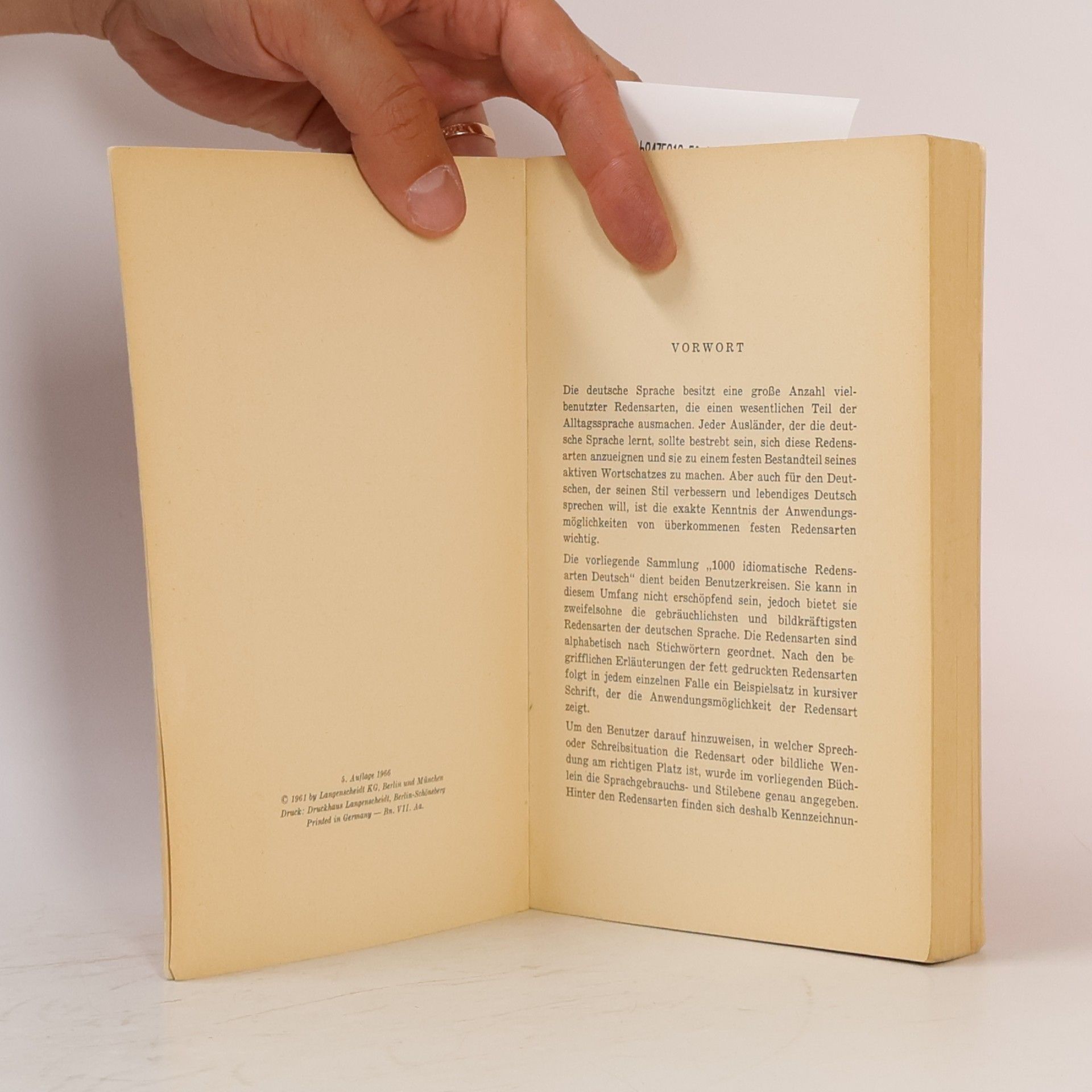 Reginald Wykeham 1000 idiomatische Redensarten Englisch