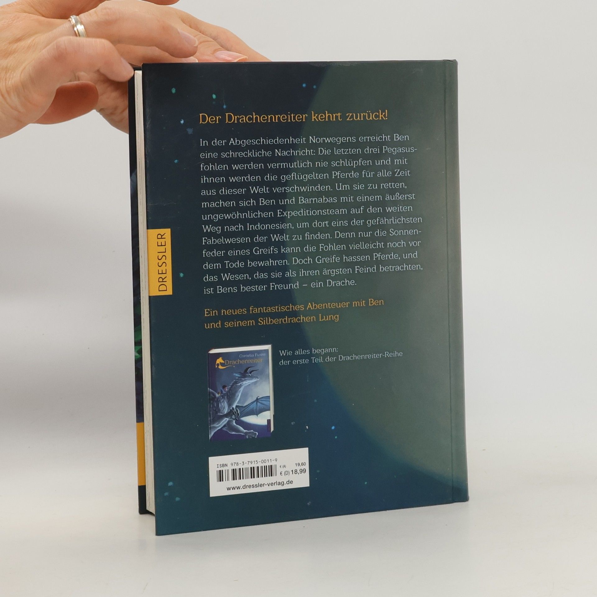 Cornelia Funke Drachenreiter : Die Feder eines Greifs