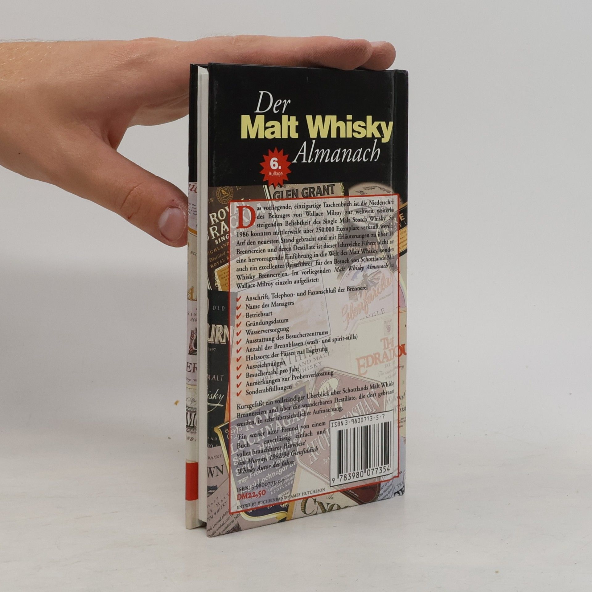Wallace Milroy Der Malt-Whisky-Almanach