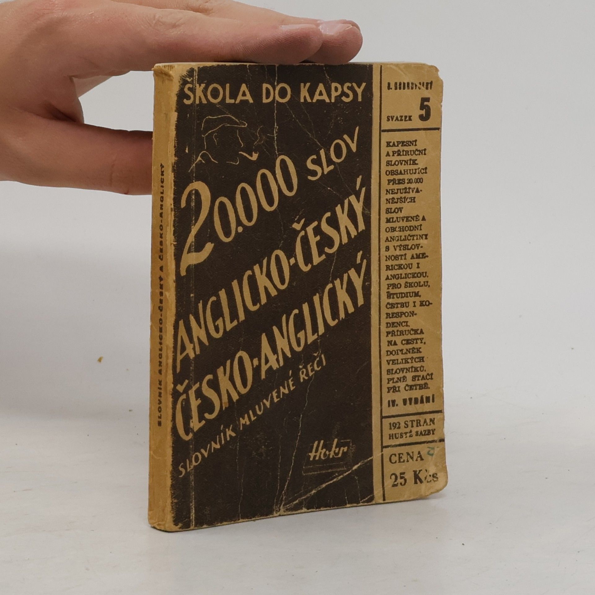 B. Dobrovolný 20.000 slov. Anglicko-český česko-anglický slovník mluvené řeči