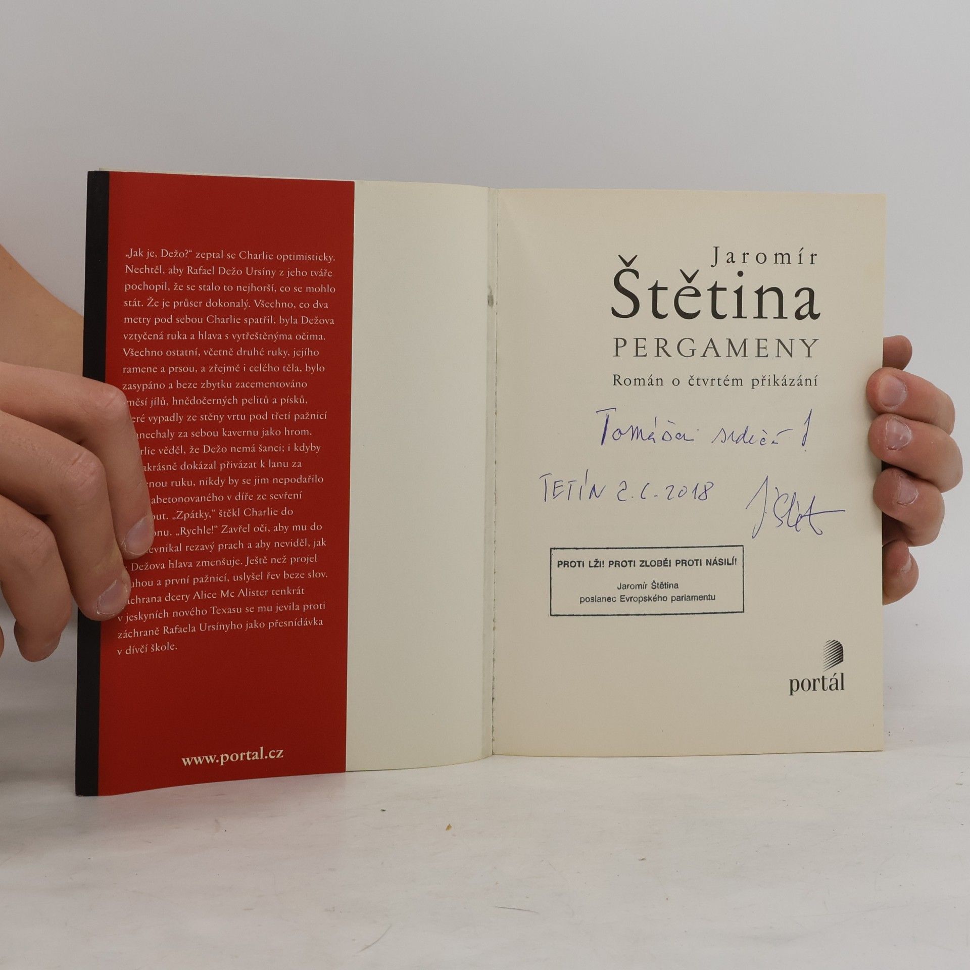 Jaromír Štětina Pergameny