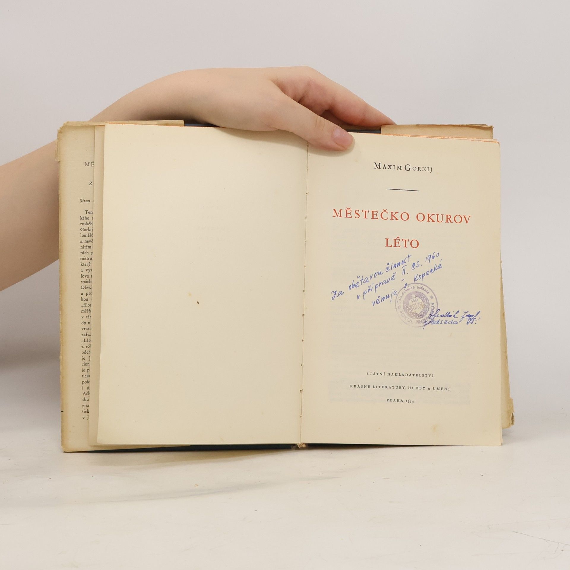 Maxim Gorky Městečko Okurov. Léto