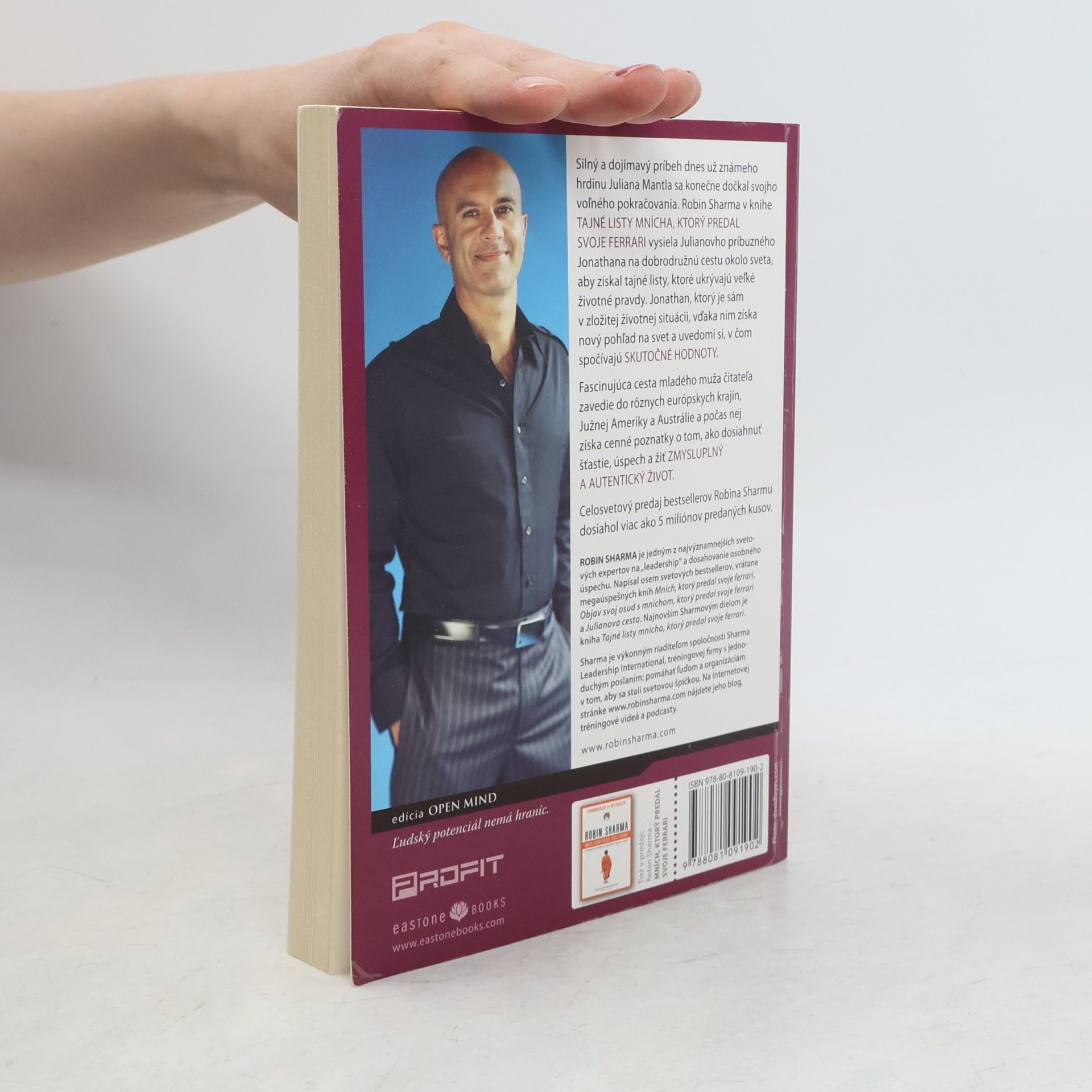 Robin Sharma Tajné listy mnícha, ktorý predal svoje ferrari