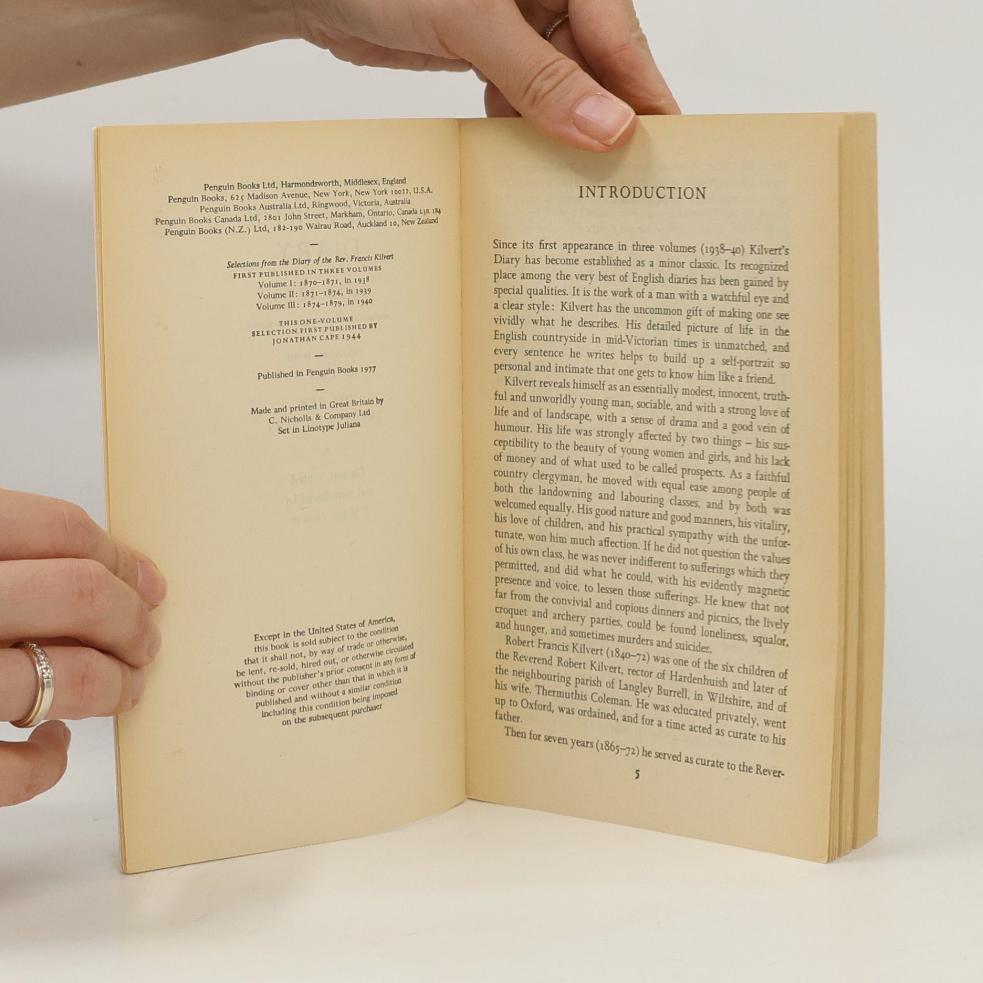 William Plomer Kilvert´s Diary