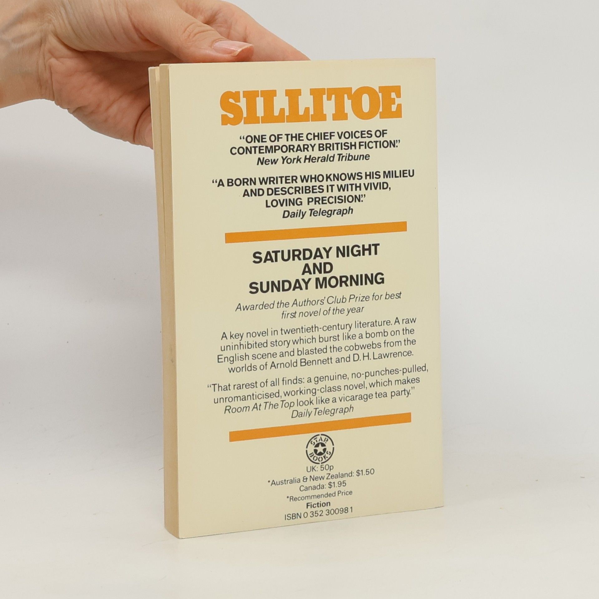 Alan Sillitoe Saturday Night and Sunday Morning