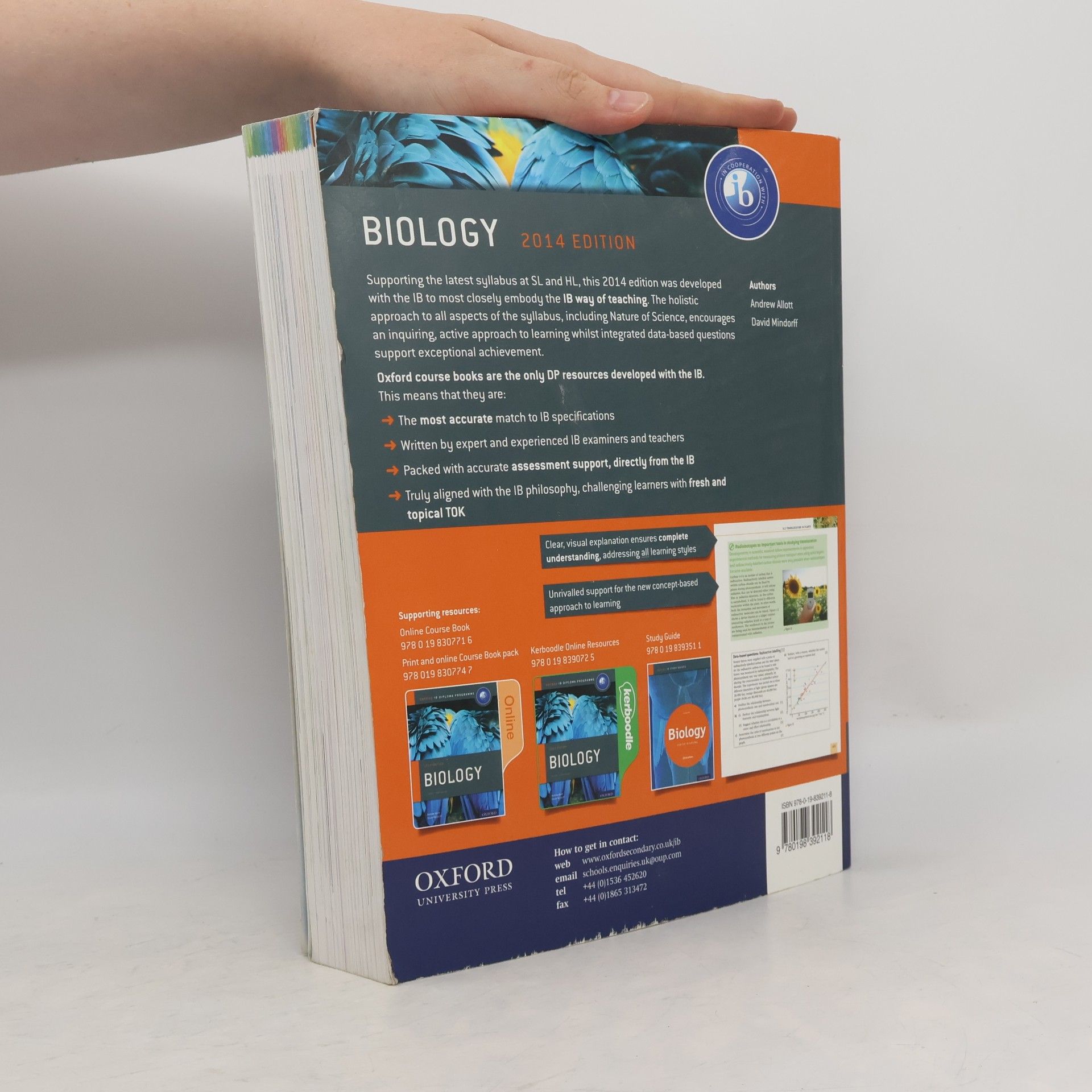 Andrew Allott IB Biology Course Book