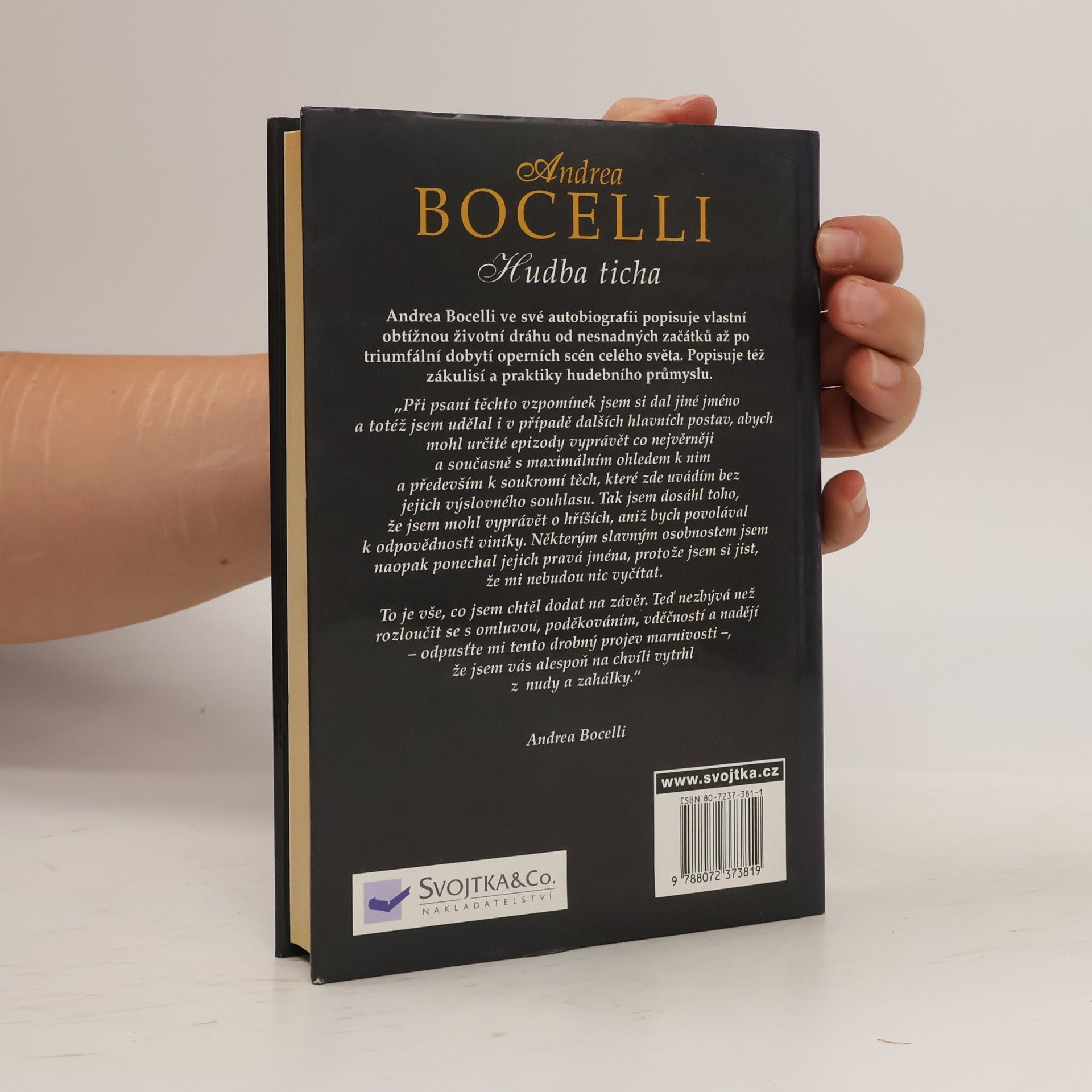Andrea Bocelli Hudba ticha