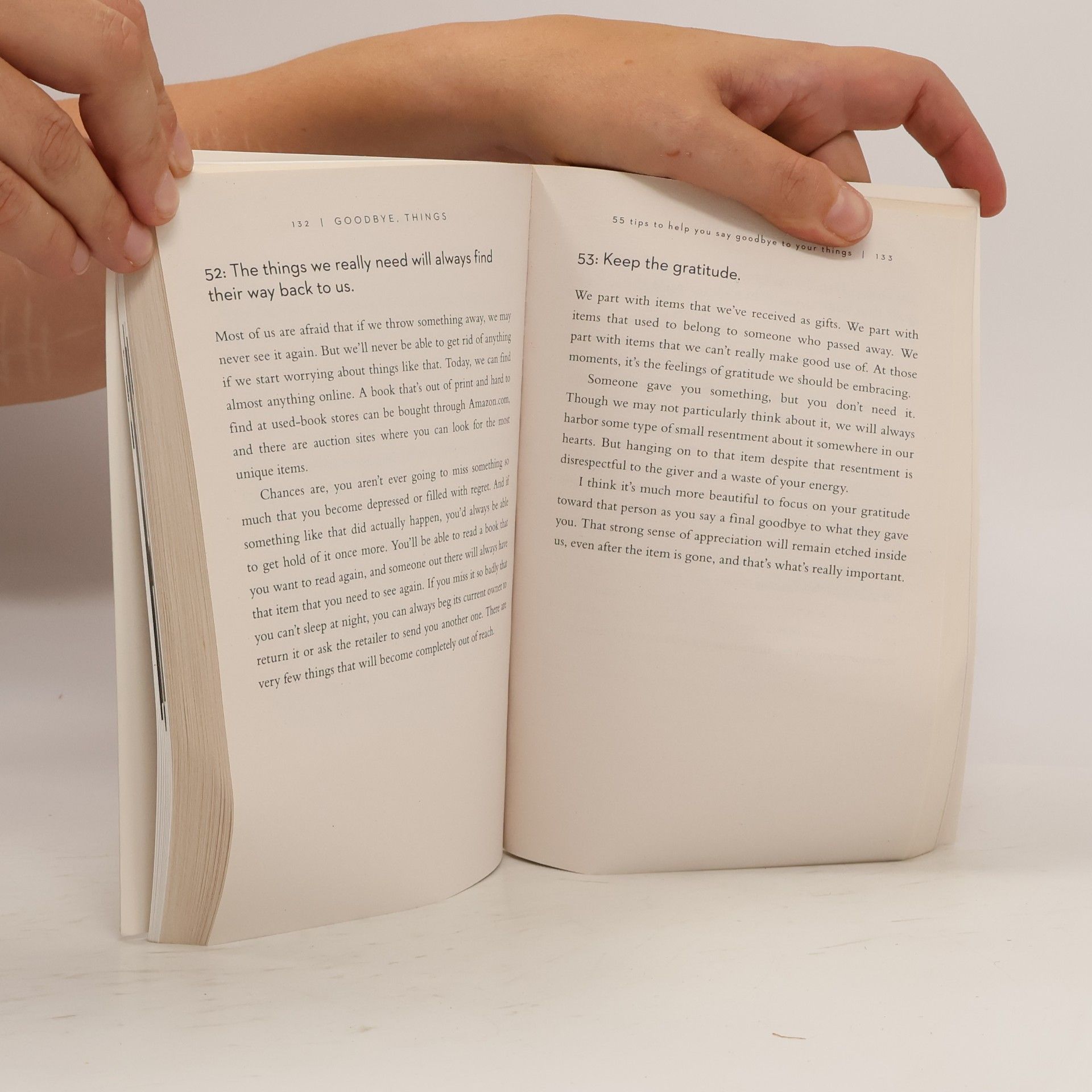 Fumio Sasaki Goodbye, Things