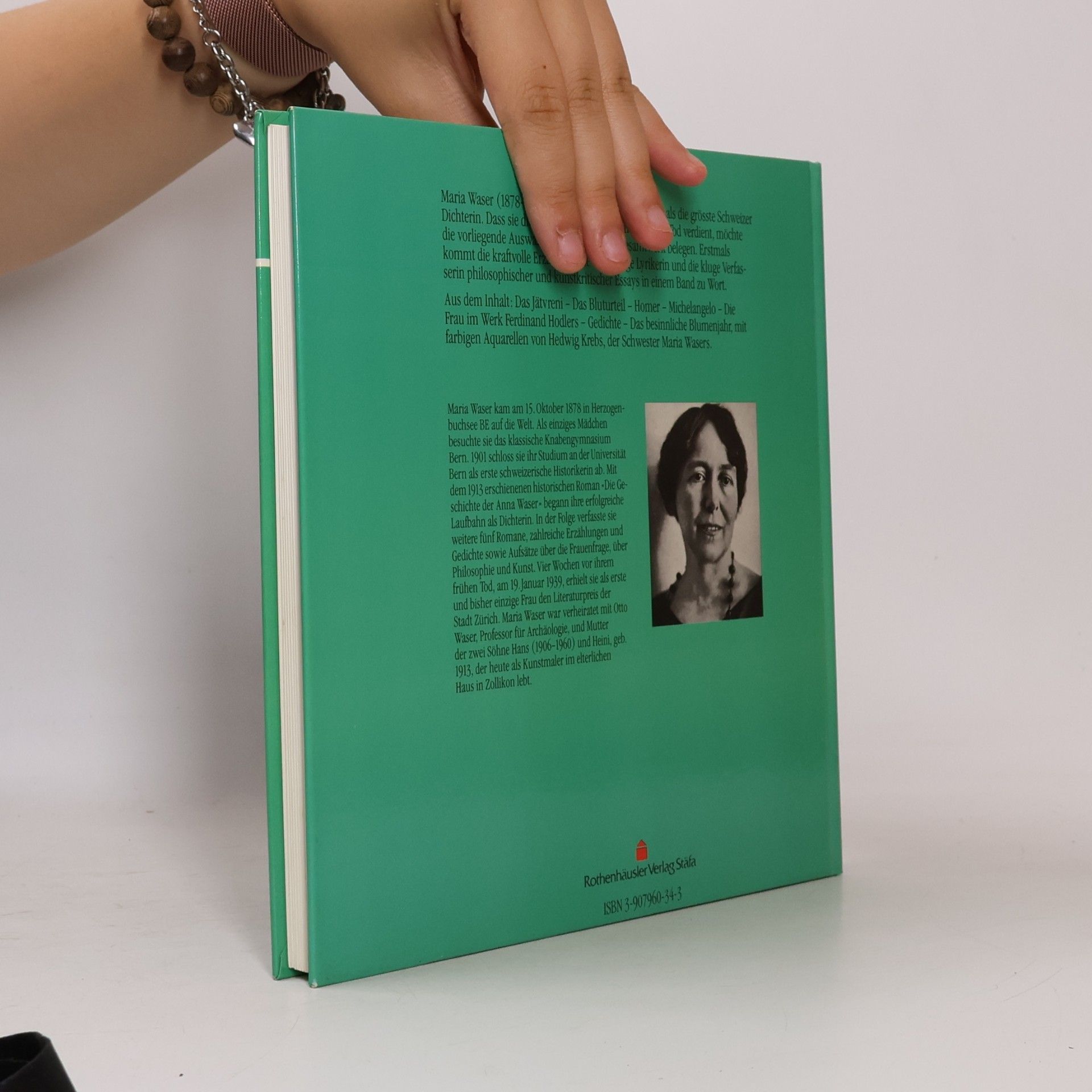 Maria Waser Von der Liebe und vom Leben