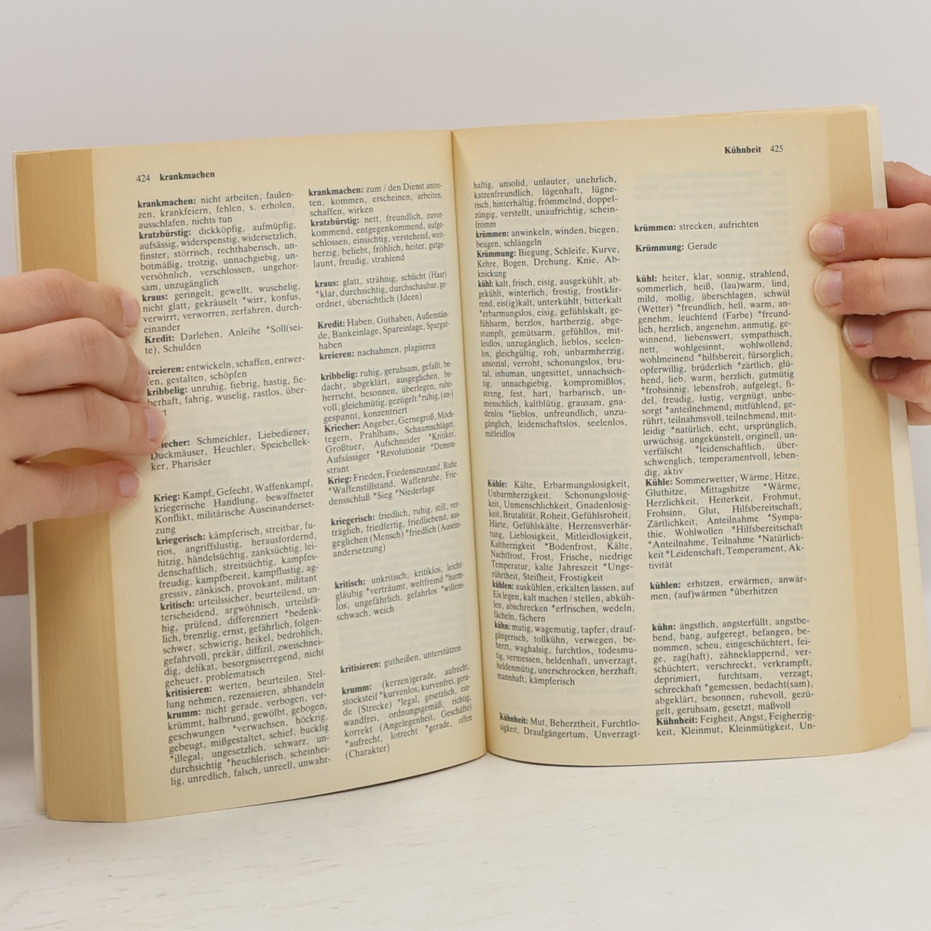 Erich Bulitta Wörterbuch der Synonyme und Antonyme