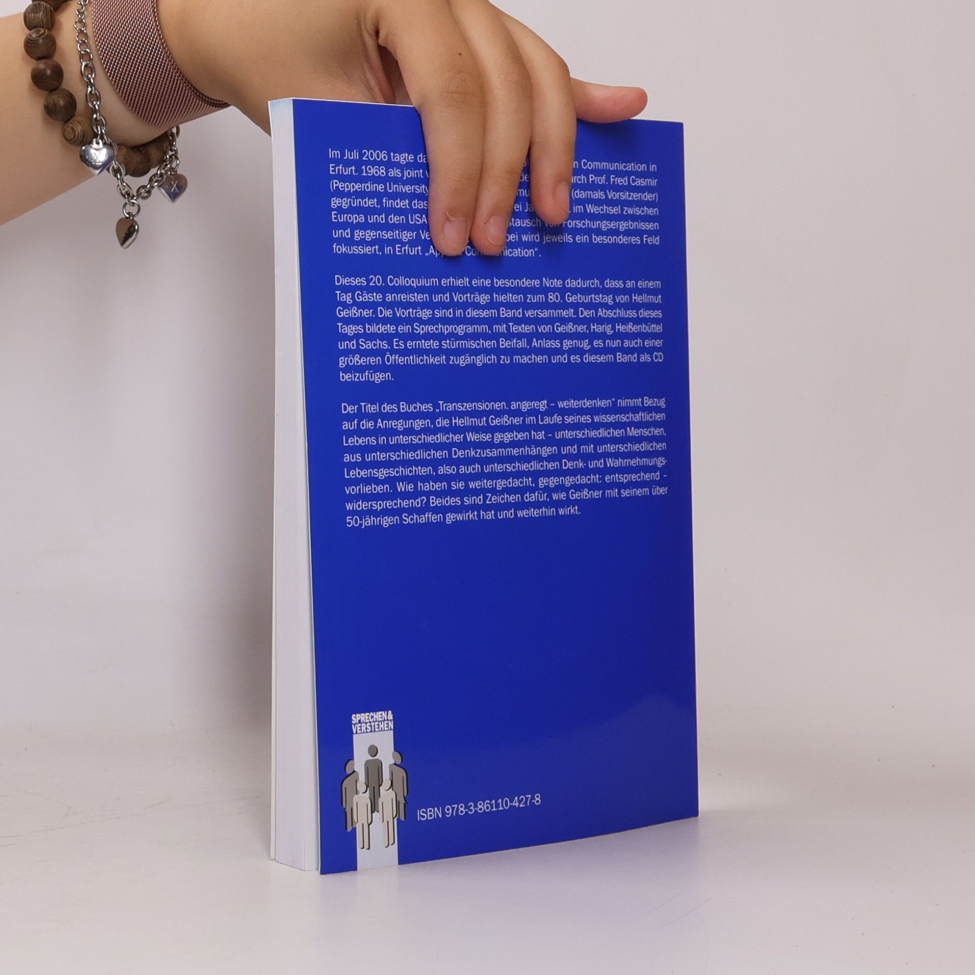Edith Siembek Sprechen & Verstehen: Schriften zur Kommunikationstheorie und Kommunikationspädagogik - 26: Transzensionen