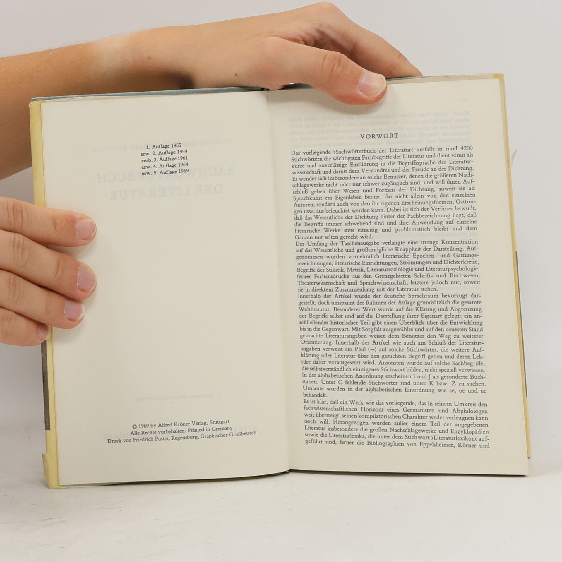 Gero von Wilpert Sachwörterbuch der Literatur