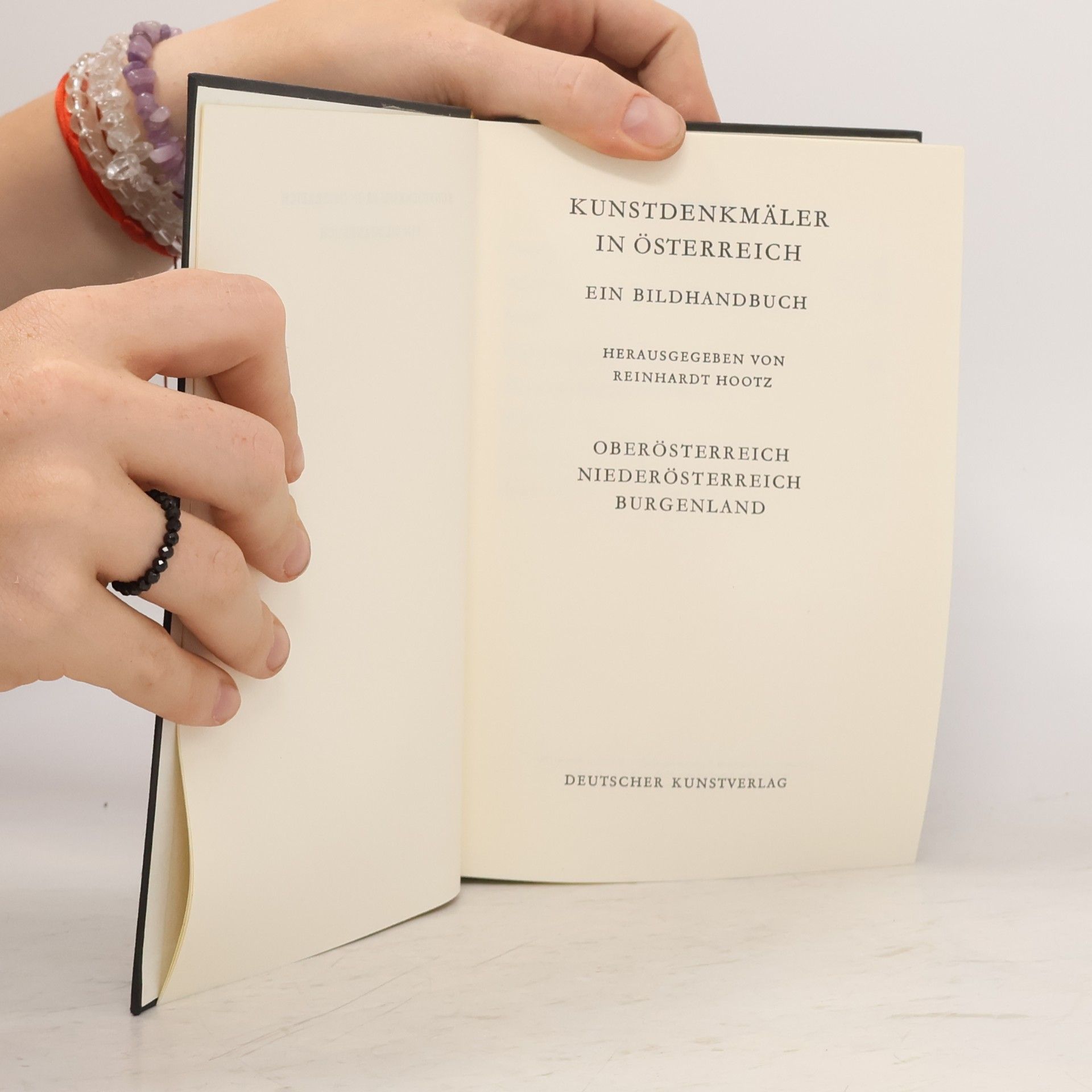 Reinhardt Hootz Kunstdenkmäler in Österreich. Oberösterreich, Niederösterreich, Burgenland