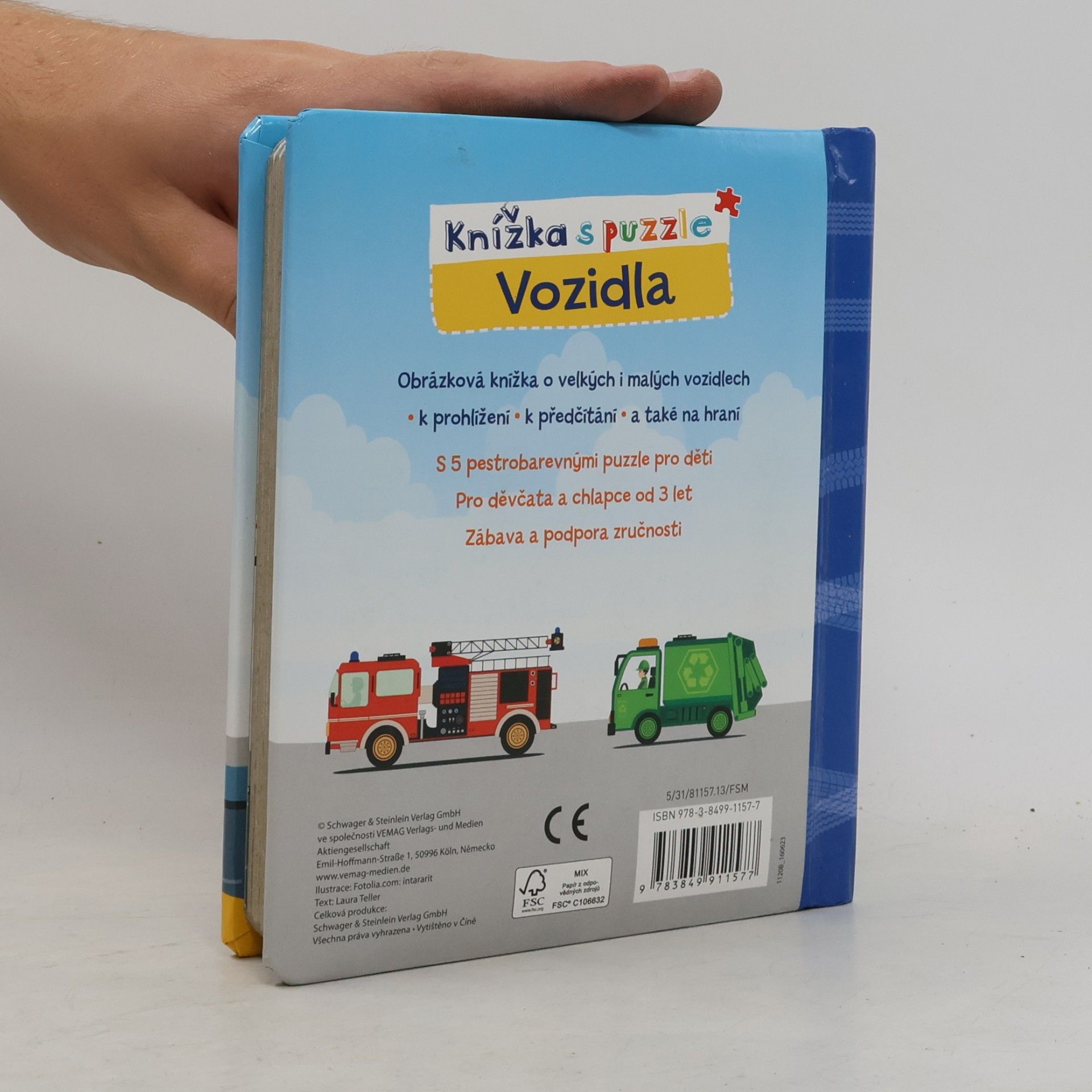Kolektiv autorů Knížka s puzzle: Vozidla