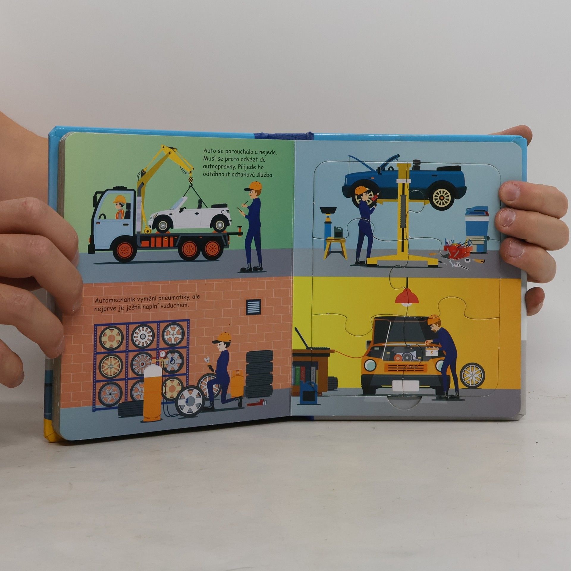 Kolektiv autorů Knížka s puzzle: Vozidla