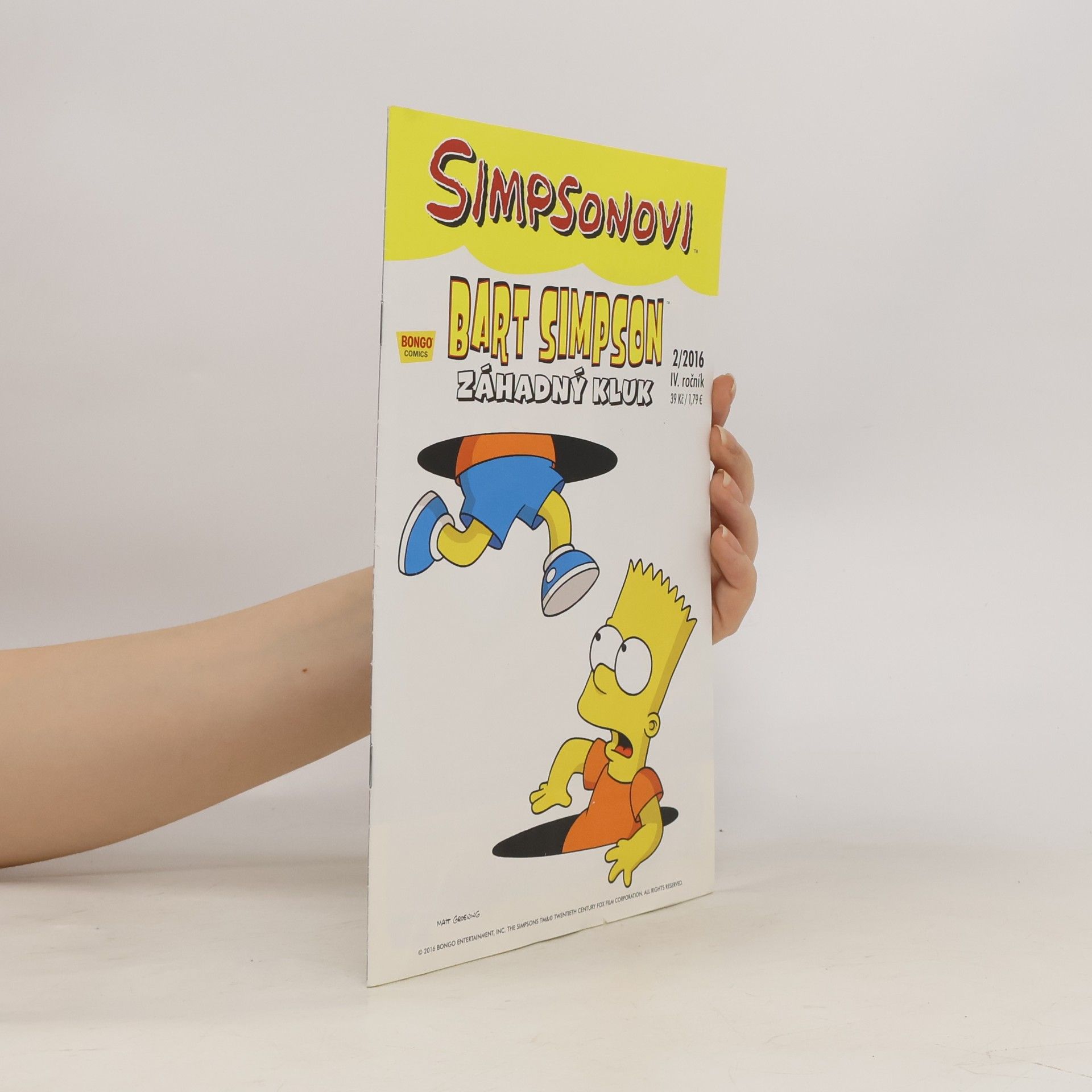 Matt Groening Simpsonovi - Bart Simpson 2/2016 - Záhadný kluk