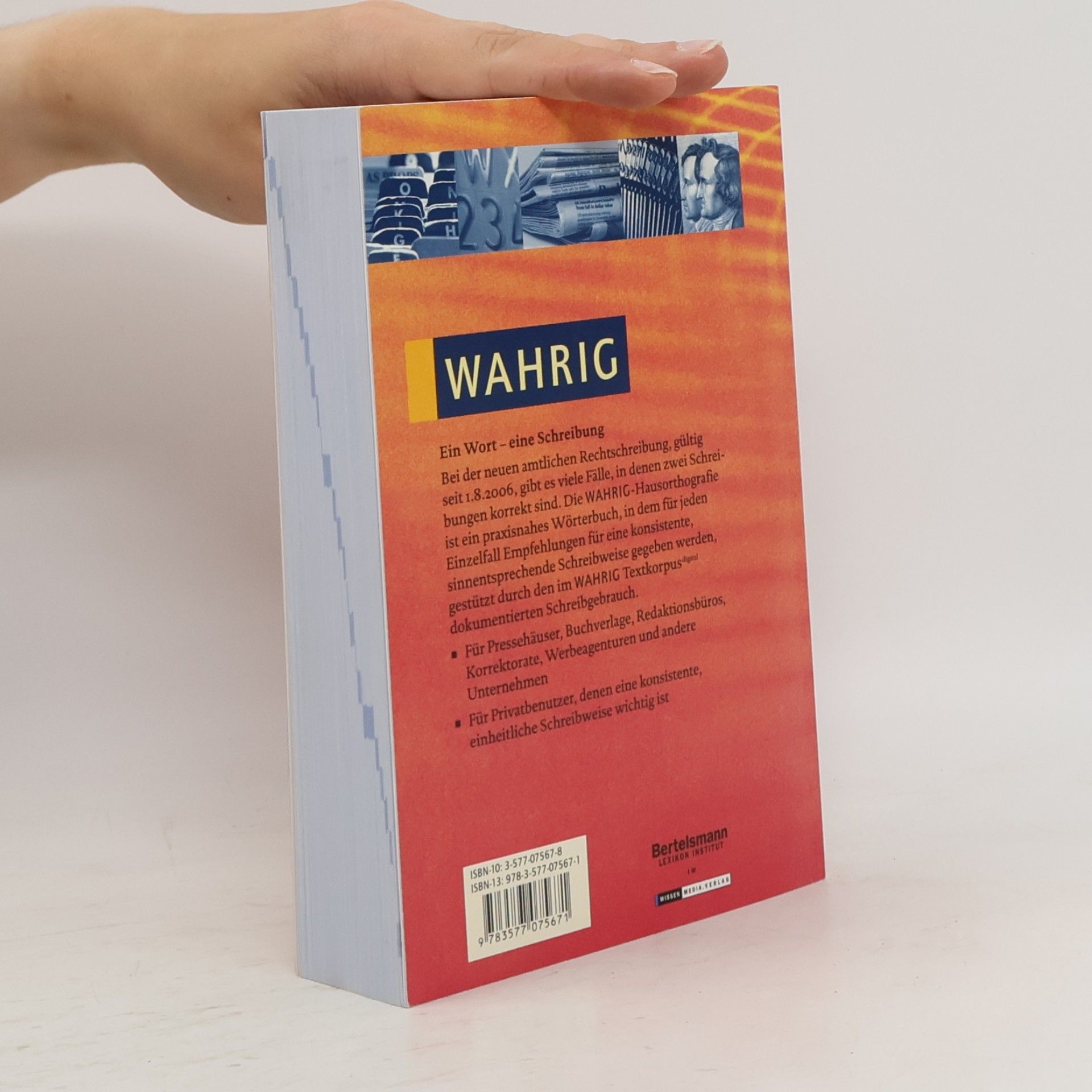 Sabine Krome Wahrig, ein Wort - eine Schreibung
