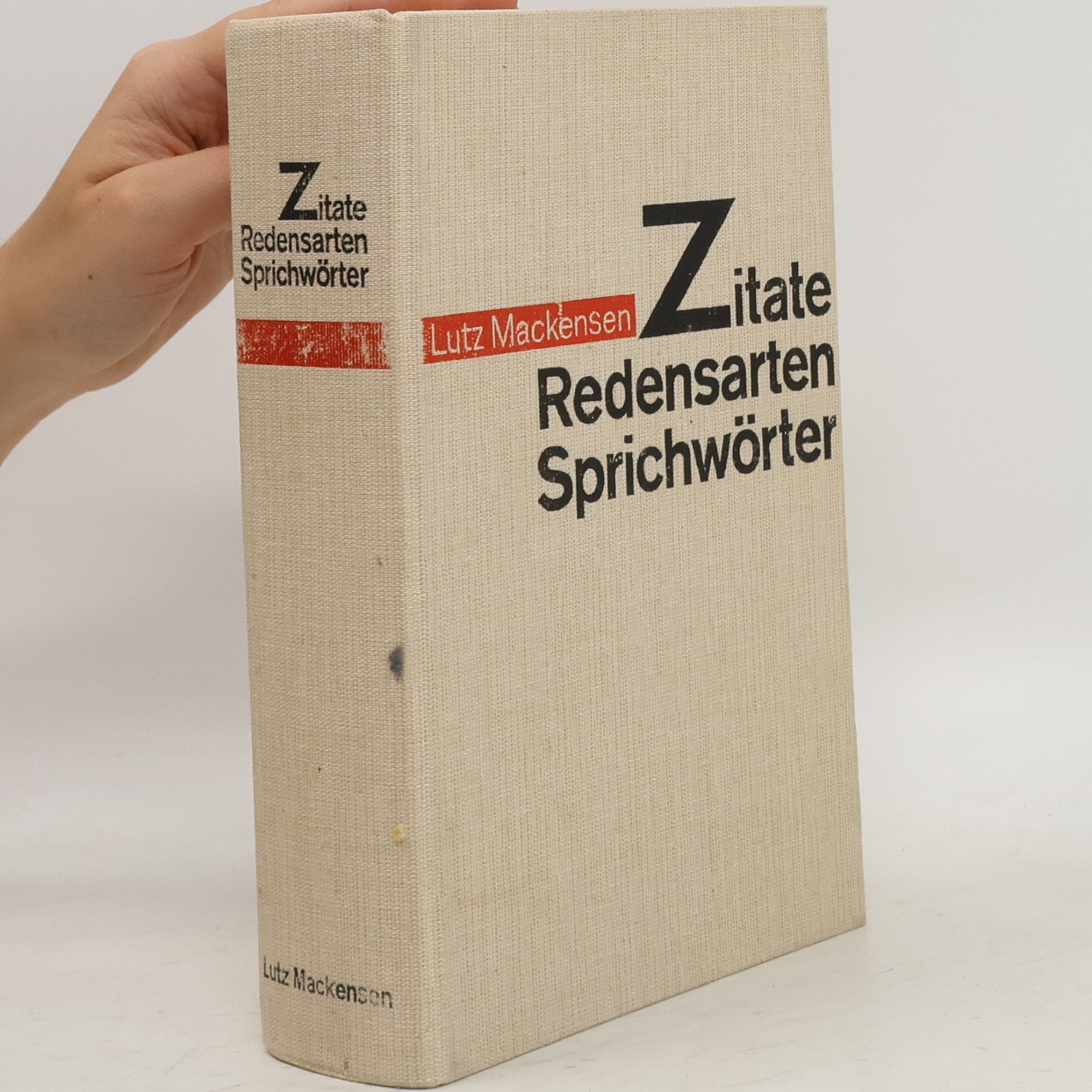 Lutz Mackensen Zitate, Redensarten, Sprichwörter