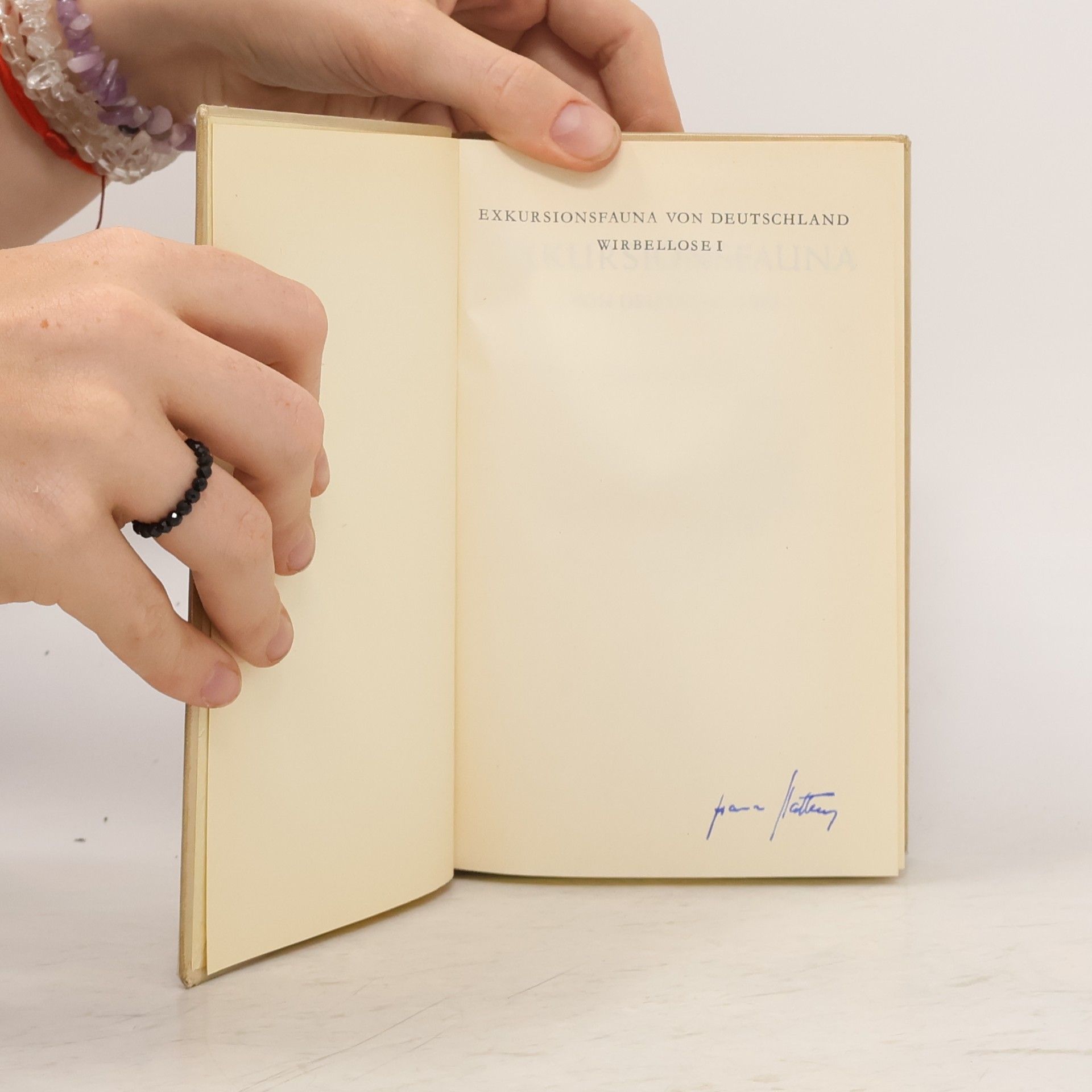 Various authors Exkursionsfauna. Wirbellose I.
