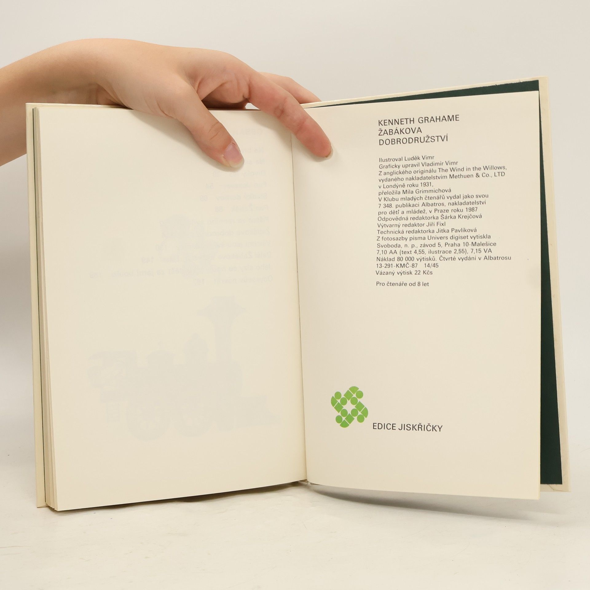 Kenneth Grahame Žabákova dobrodružství