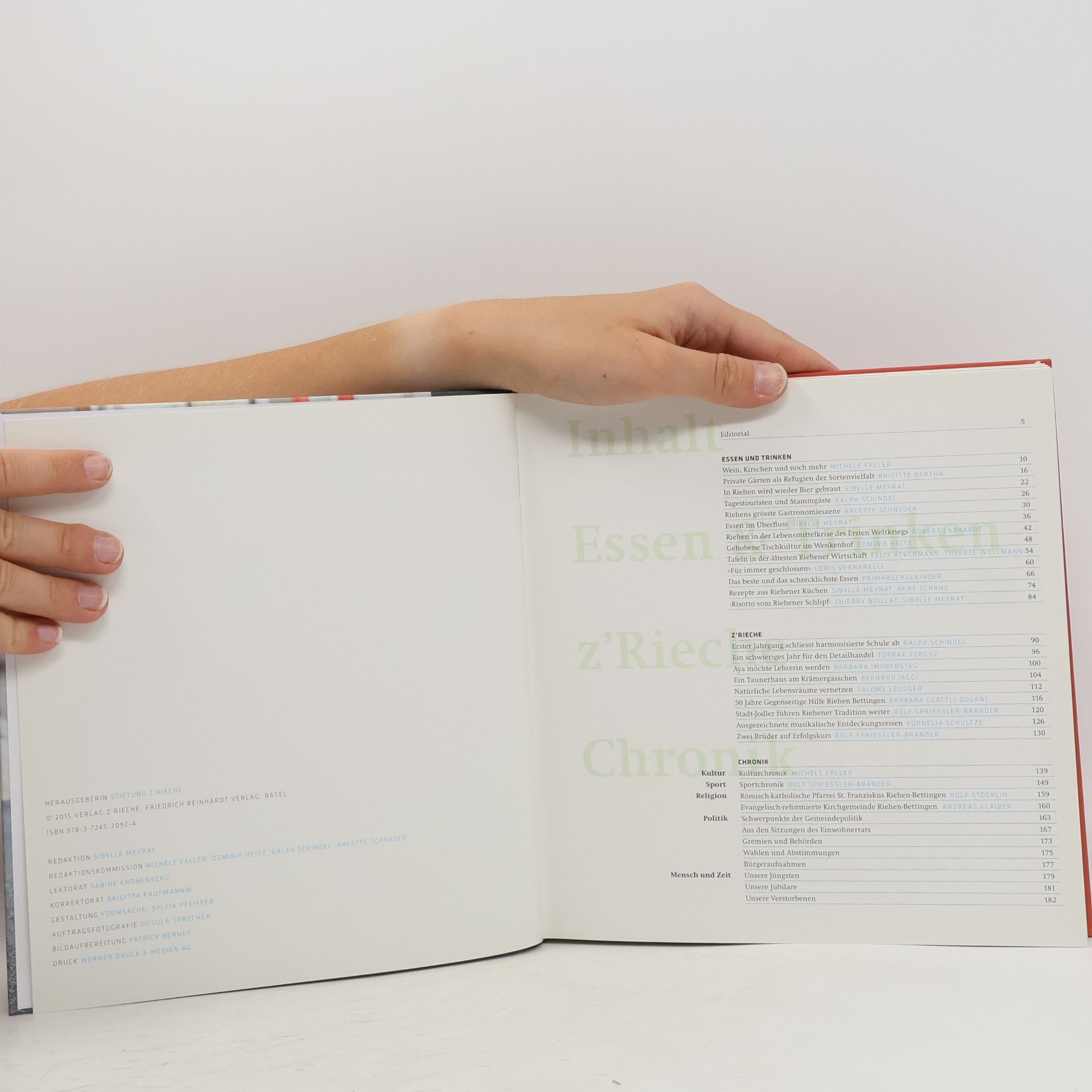 Jahrbuch z'Rieche 2015