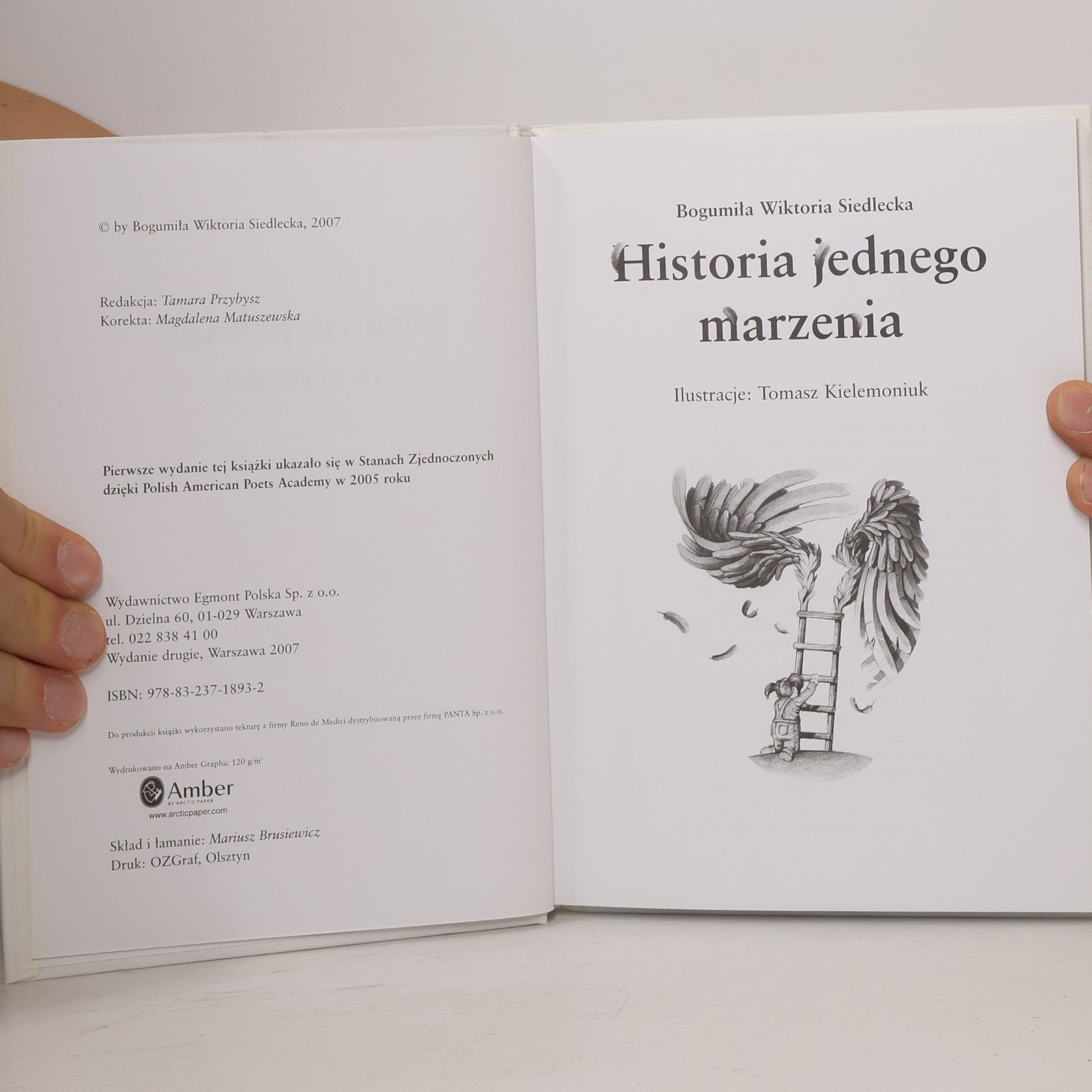 Bogumiła Wiktoria Siedlecka Historia jednego marzenia