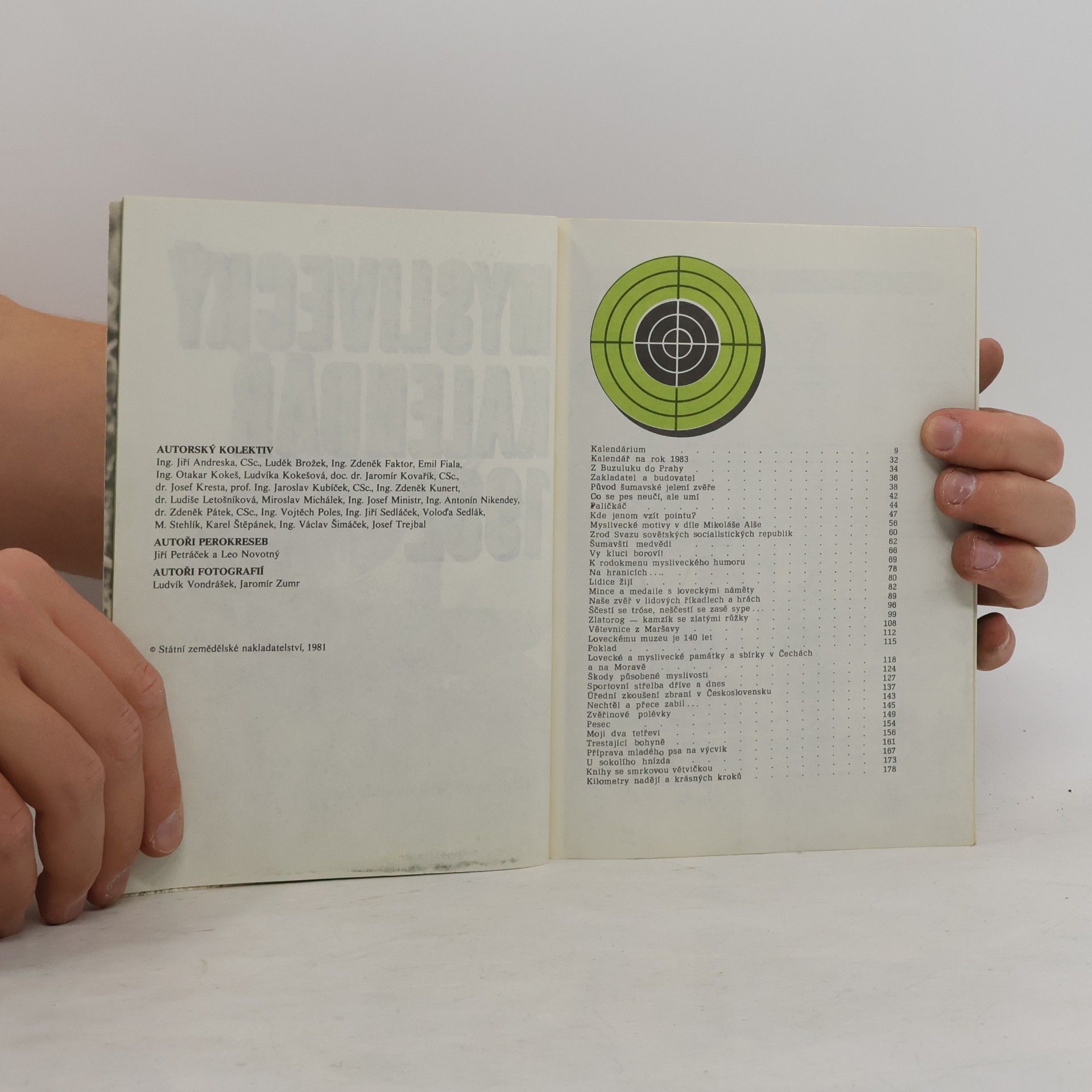 Collectif d'auteurs Myslivecký kalendář 1982