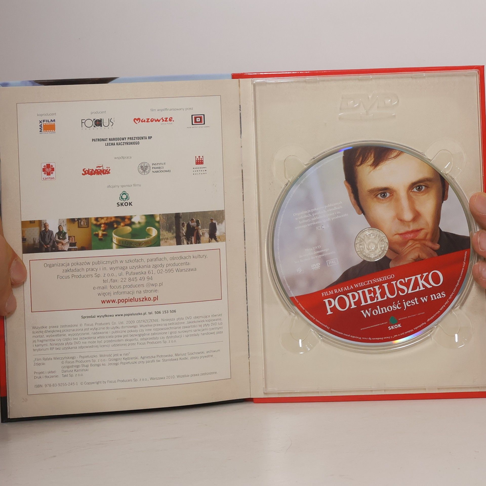 Rafał Wieczyński Popieluszko. Wolnosc jest w nas [PL Import]