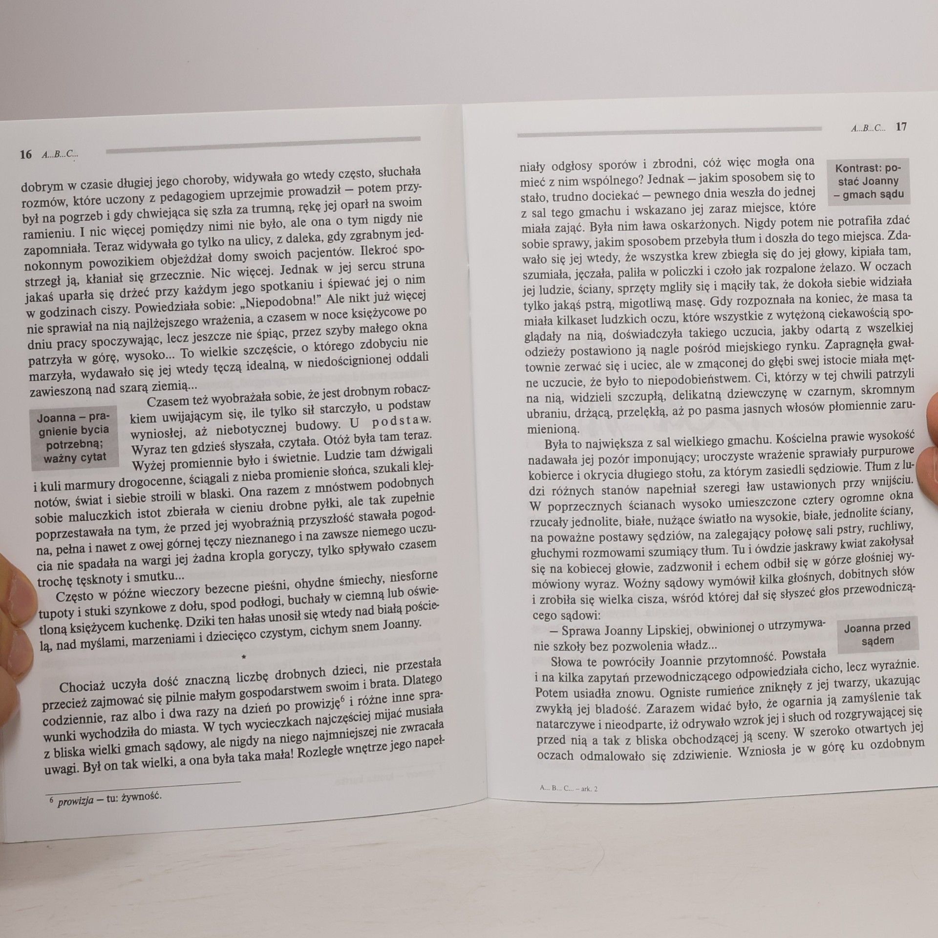 Orzeszkowa Eliza ABC Lektura z opracowaniem - Specjalna czcionka ułatwiająca szybkie czytanie