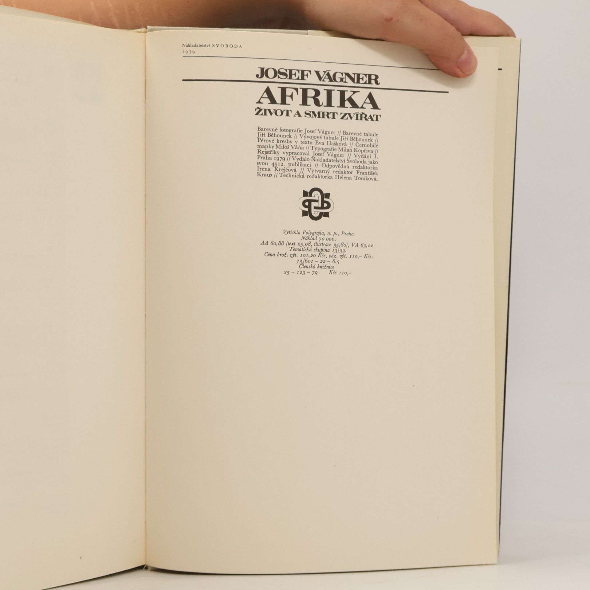 Josef Vágner Afrika. Život a smrt zvířat