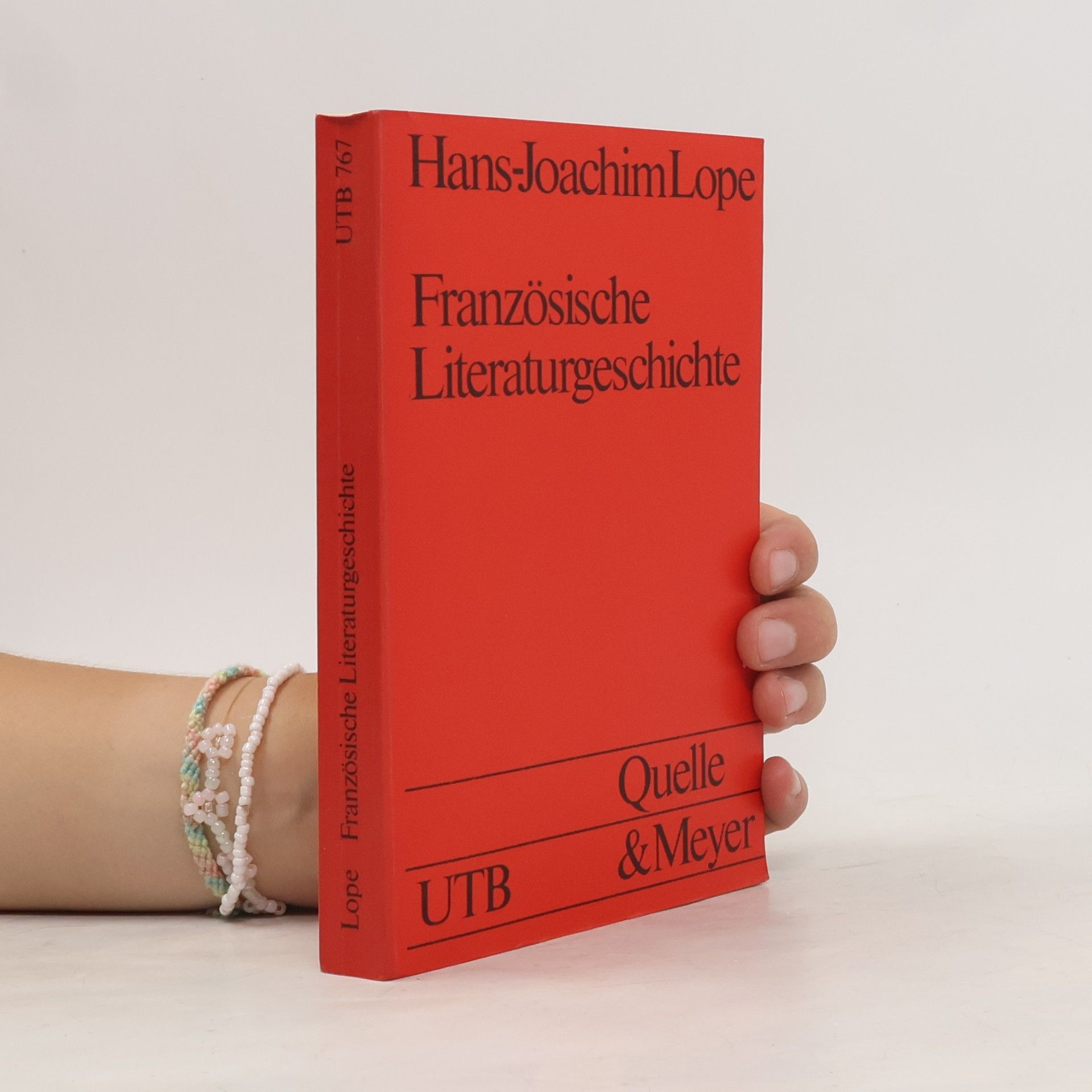 Hans Joachim Lope Französische Literaturgeschichte