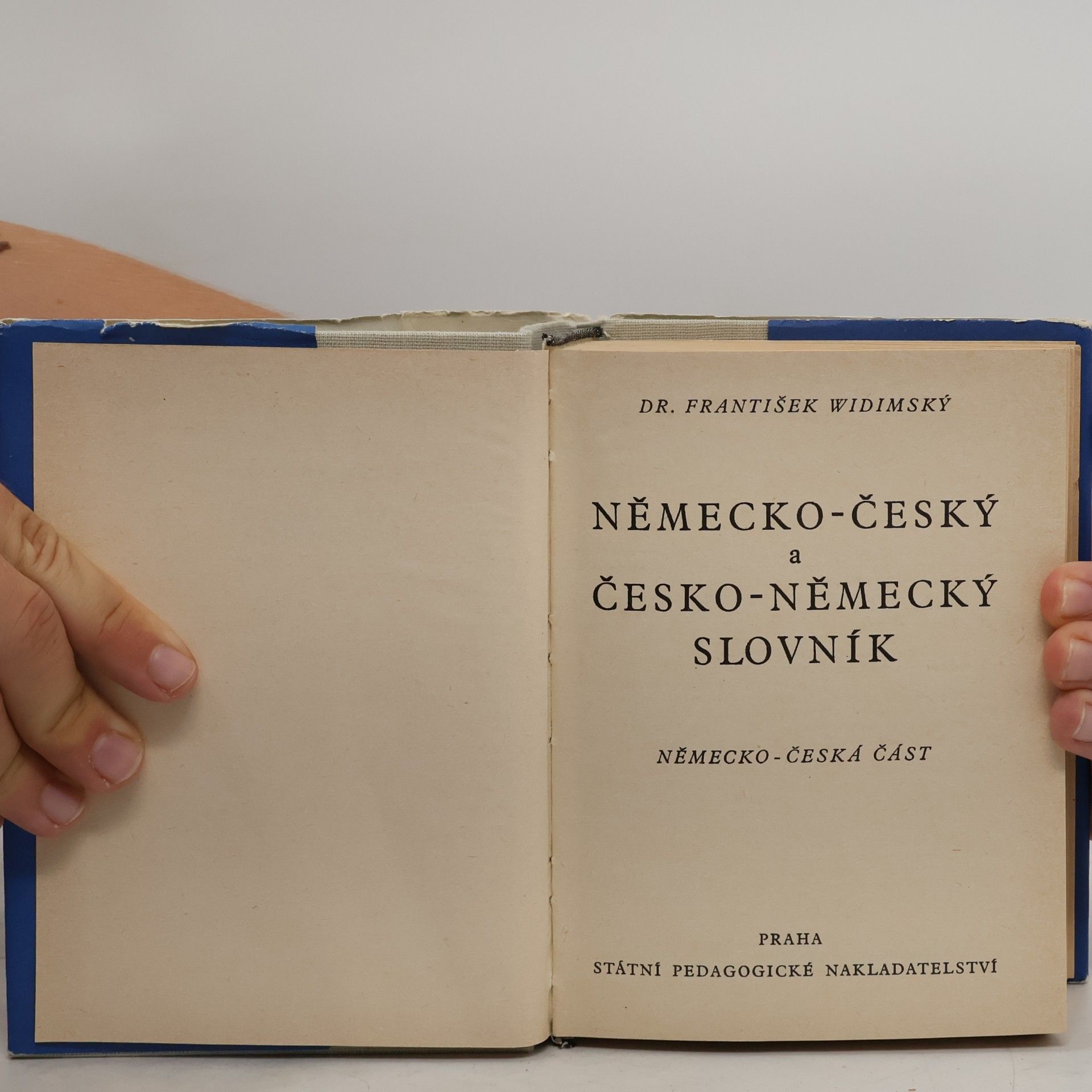 František Widimský Německo-český česko-německý. Část neměcko-česká