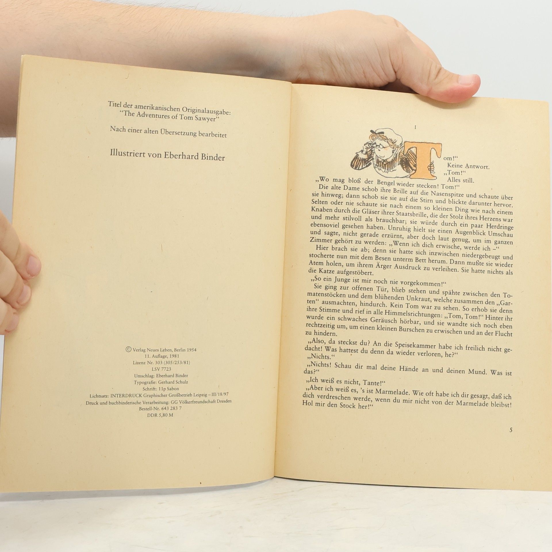 Mark Twain Tom Sawyer Abenteuer
