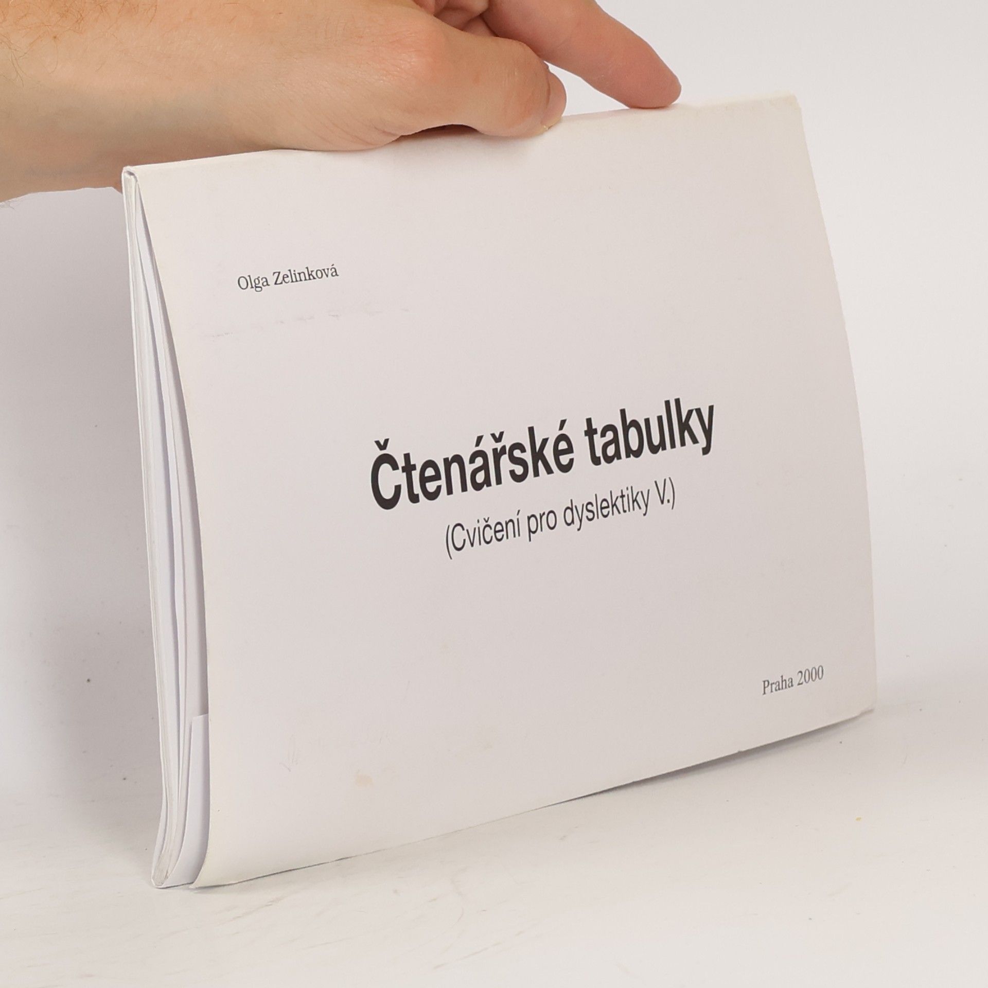 Olga Zelinková Cvičení pro dyslektiky V. - Čtenářské tabulky