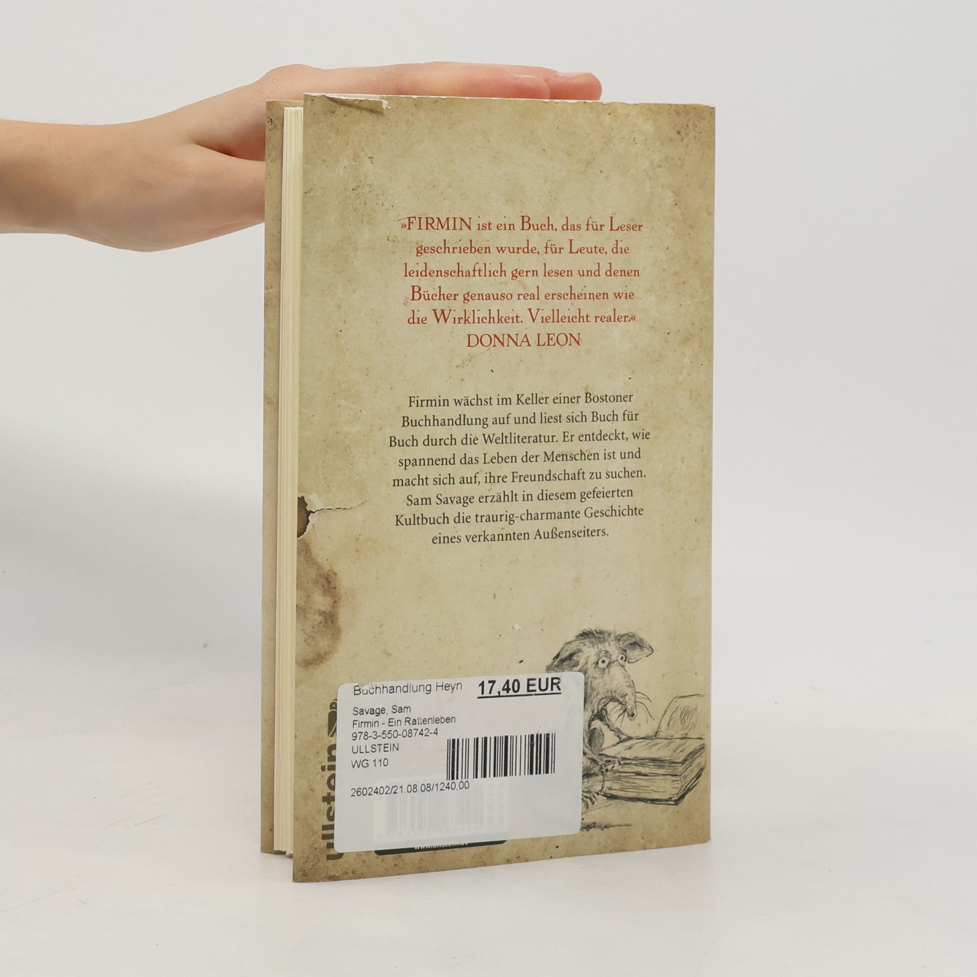 Sam Savage Firmin. Ein rattenleben