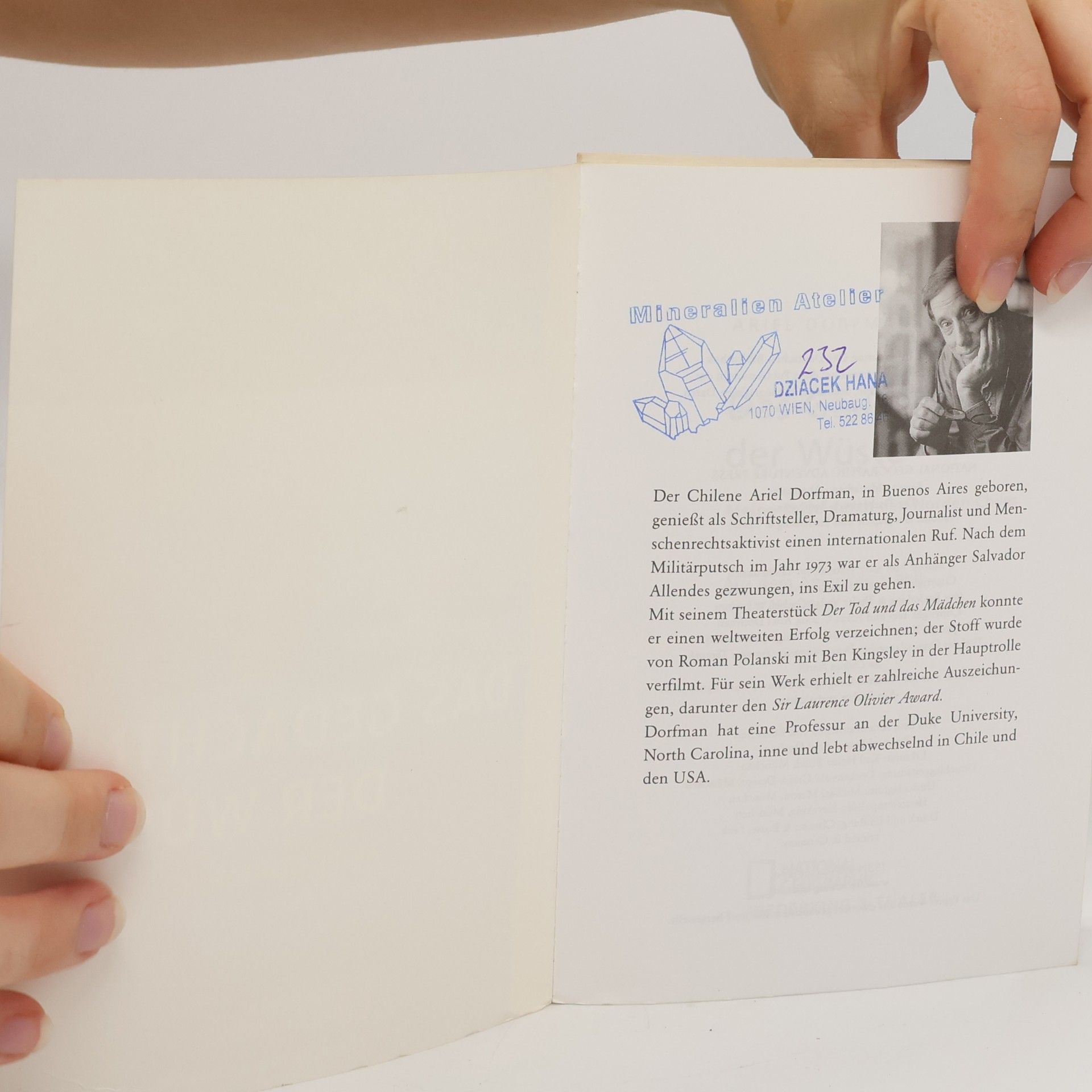 Ariel Dorfman Das Gedächtnis der Wüste