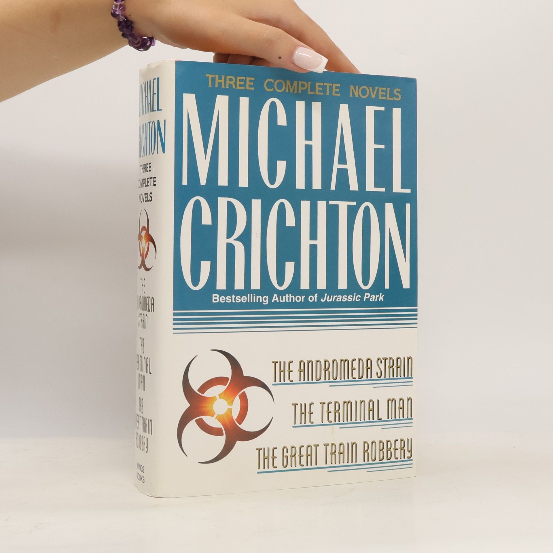 Michael Crichton Three Complete Novels