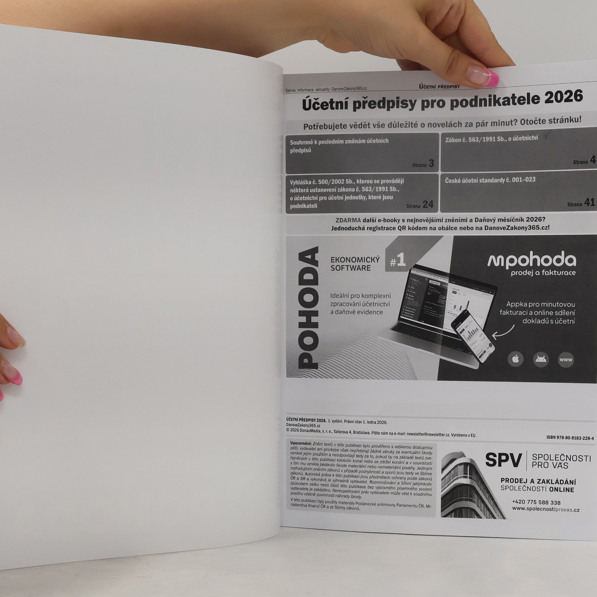 Kolektiv autorů Účetní předpisy pro podnikatele 2026