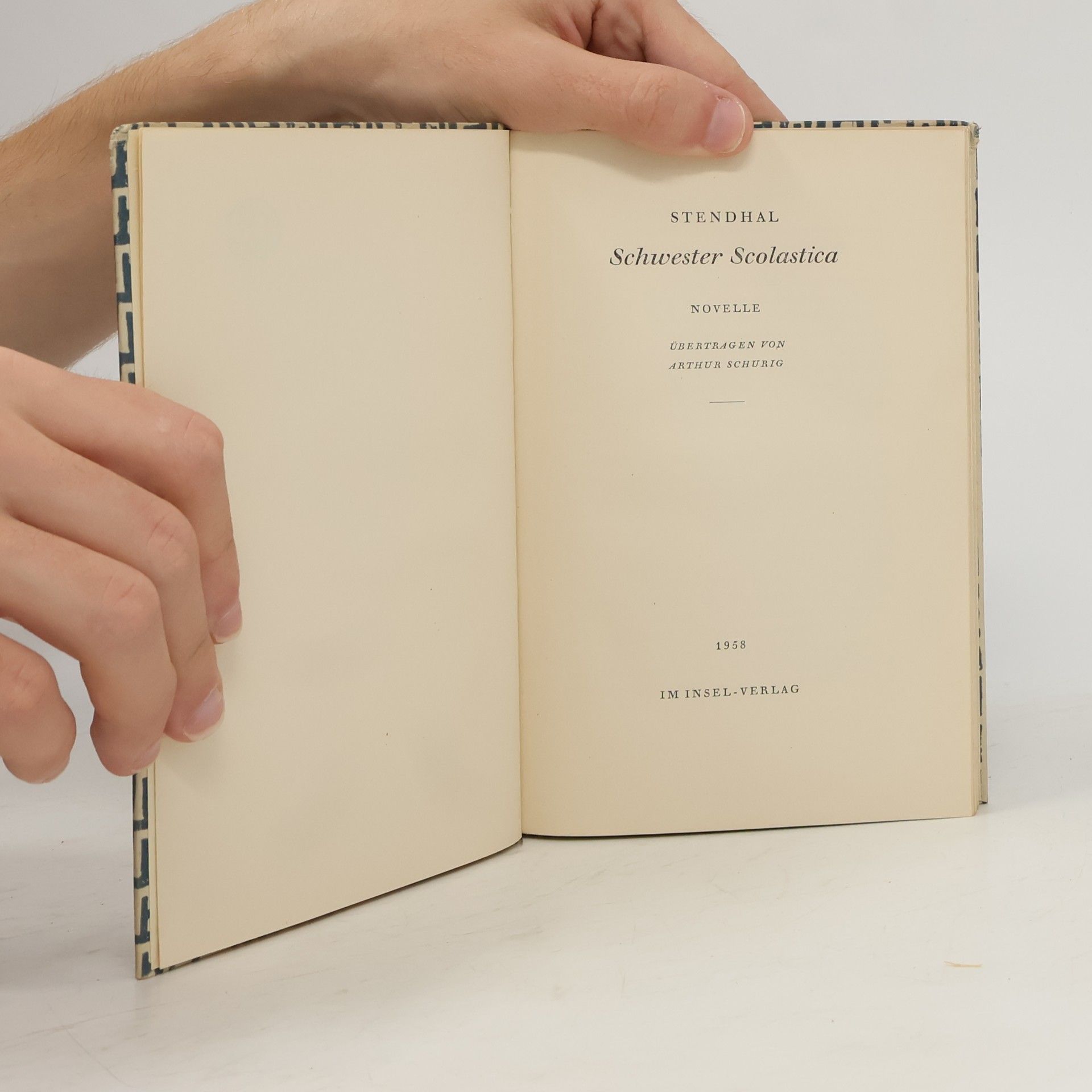 Stendhal Schwester Scolastica