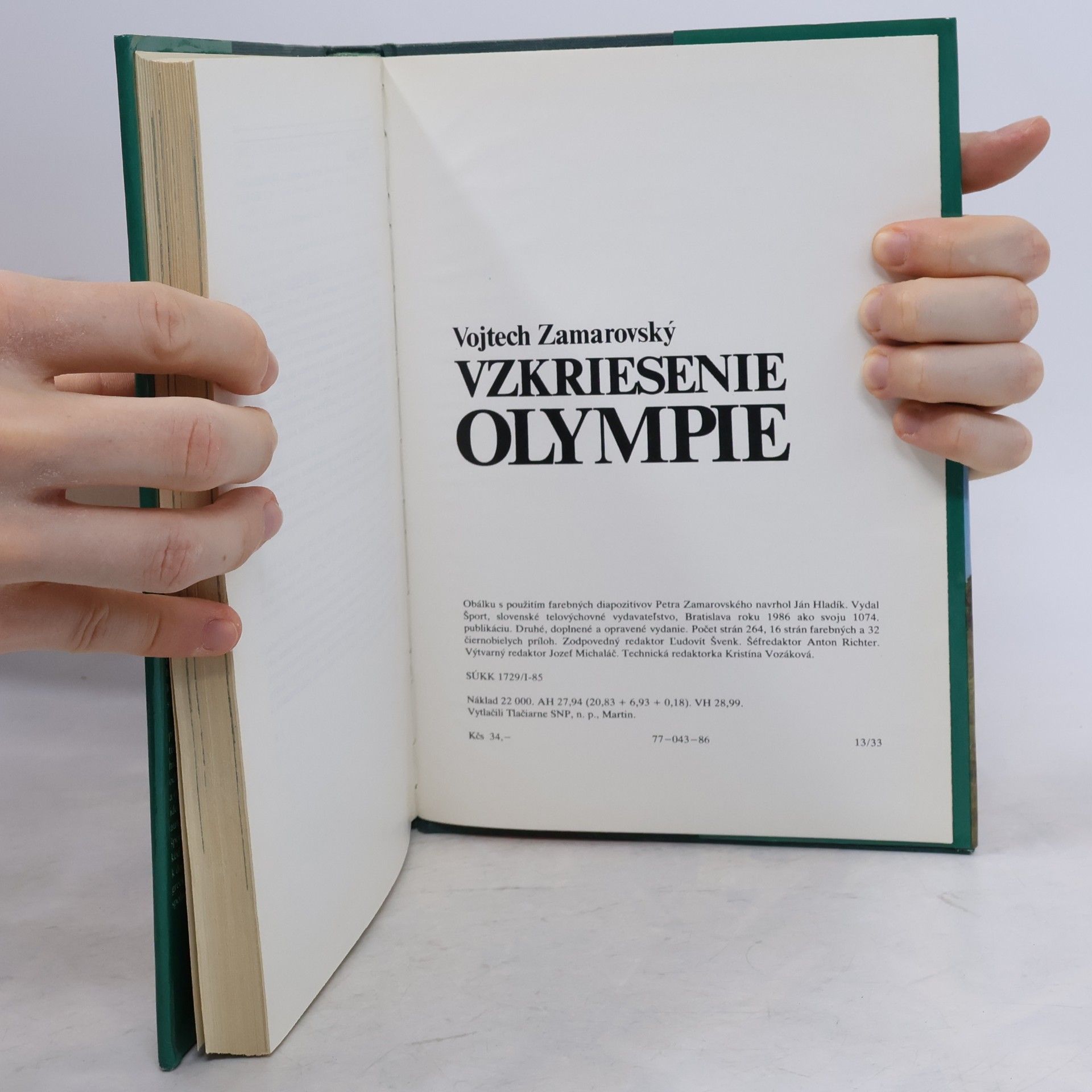 Vojtech Zamarovský Vzkriesenie Olympie