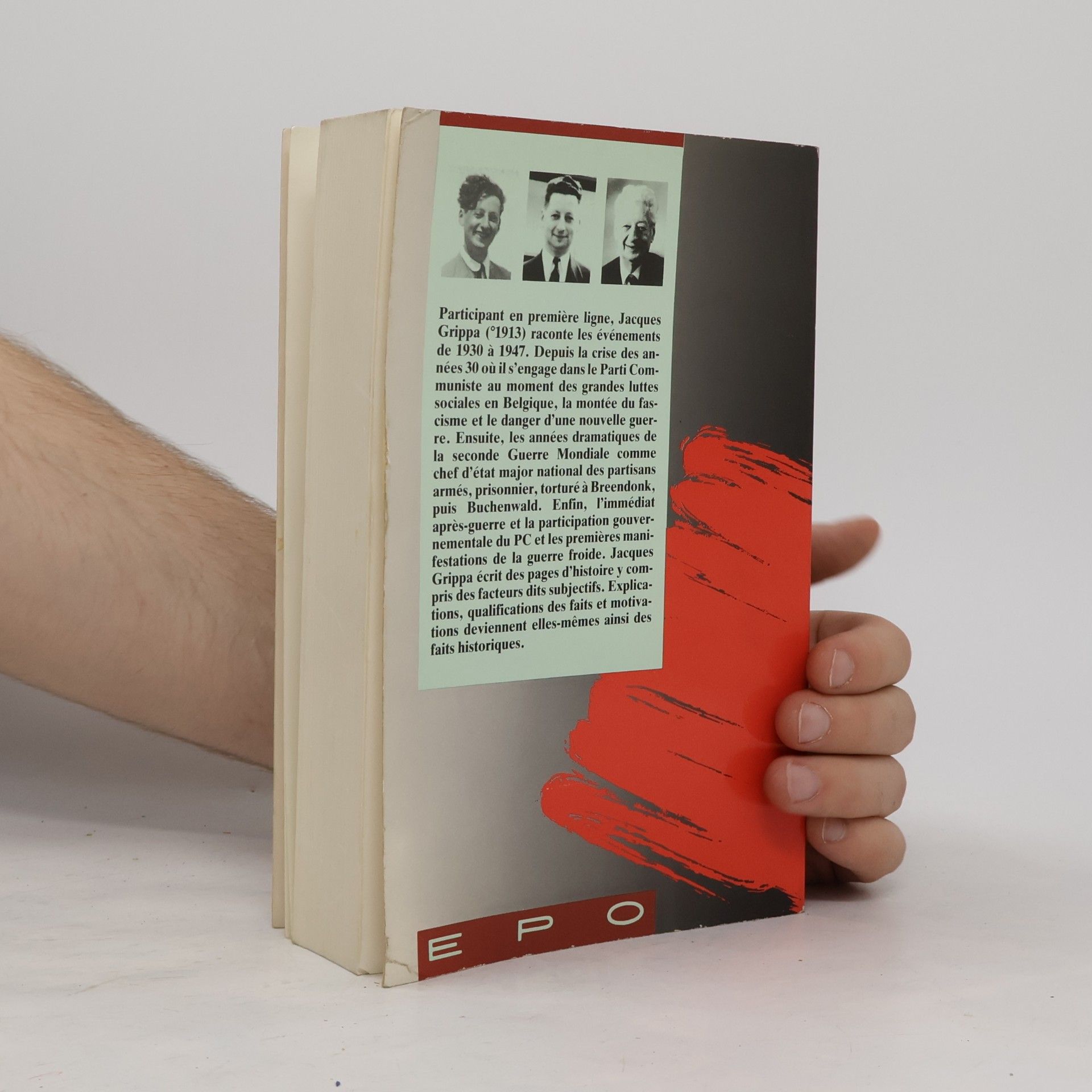 Jacques Grippa Chronique vécue d'une époque 1930-1947