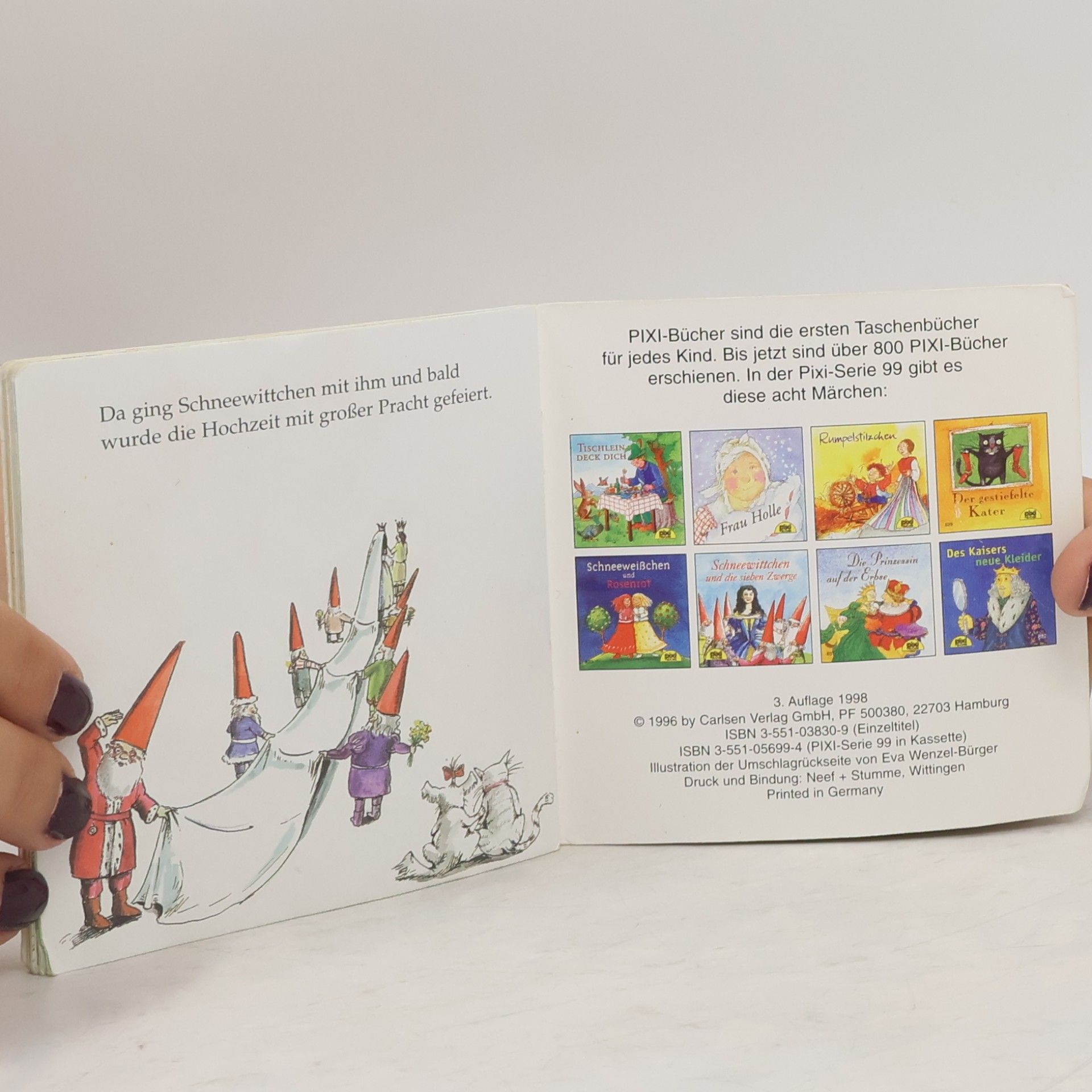 Gebrüder Grimm Pixi Bücher - 830: Schneewittchen und die sieben Zwerge